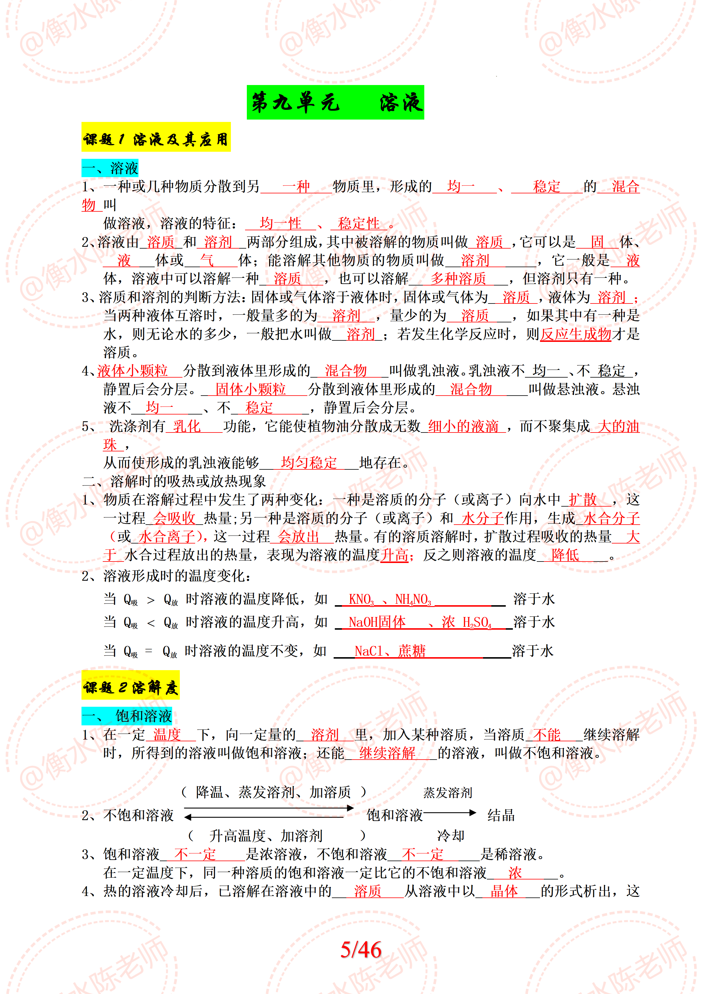 九下化学变质(九年级化学变质问题)  第1张