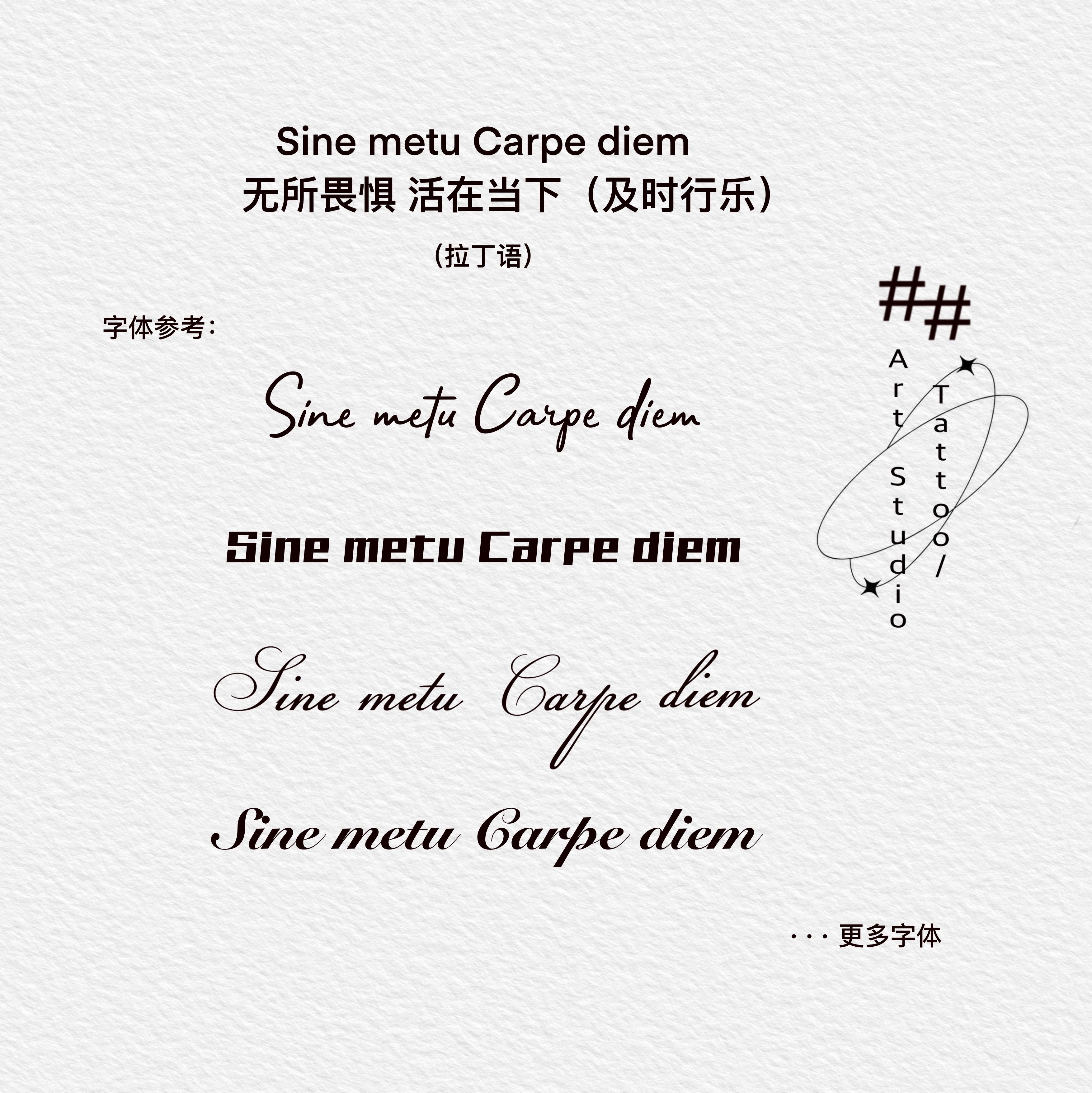 carpediem字体图片