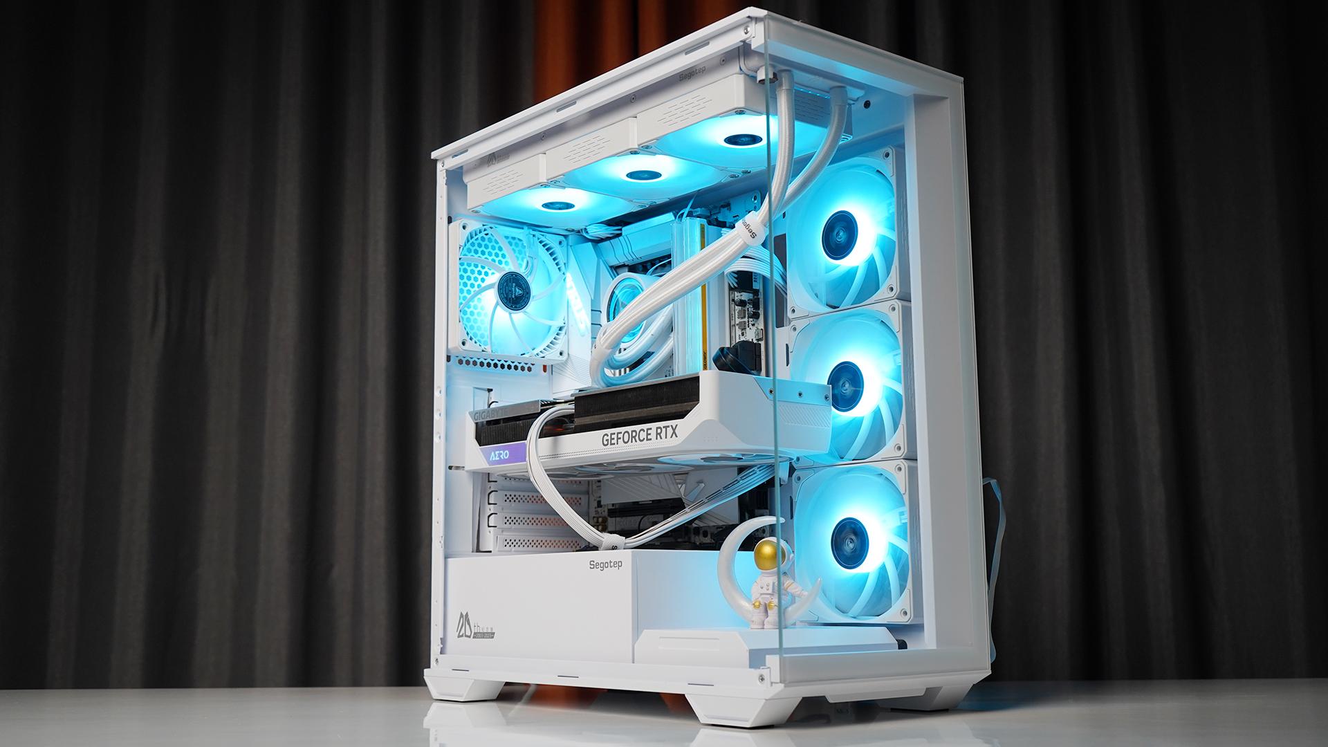 颜数码 的想法: 这是我最近买的鑫谷无界1海景房机箱(白色款), 299元