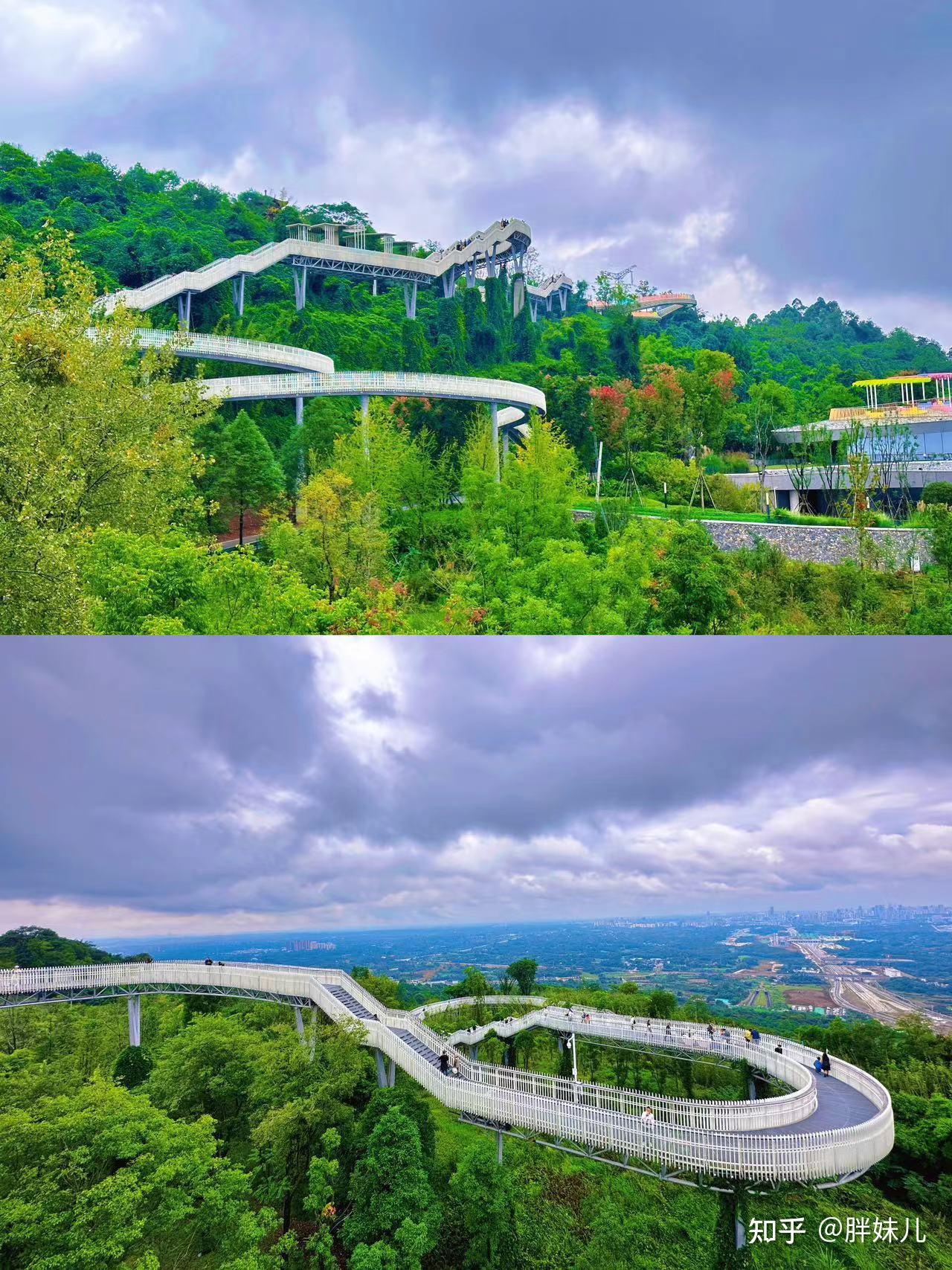 胖妹儿 的想法: 成都又一网红打卡地开放 | 双流合江龙泉山城市森林
