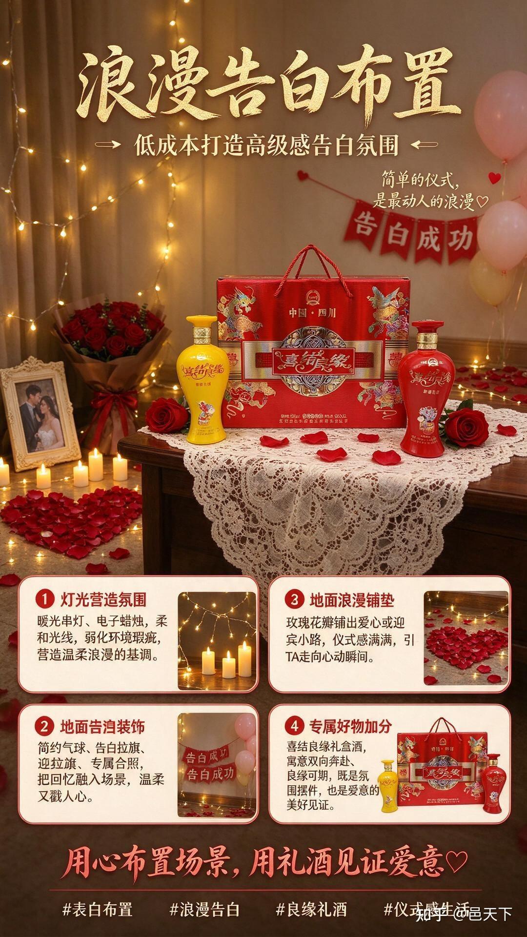 浪漫表白场景布置教程，氛围感直接拉满