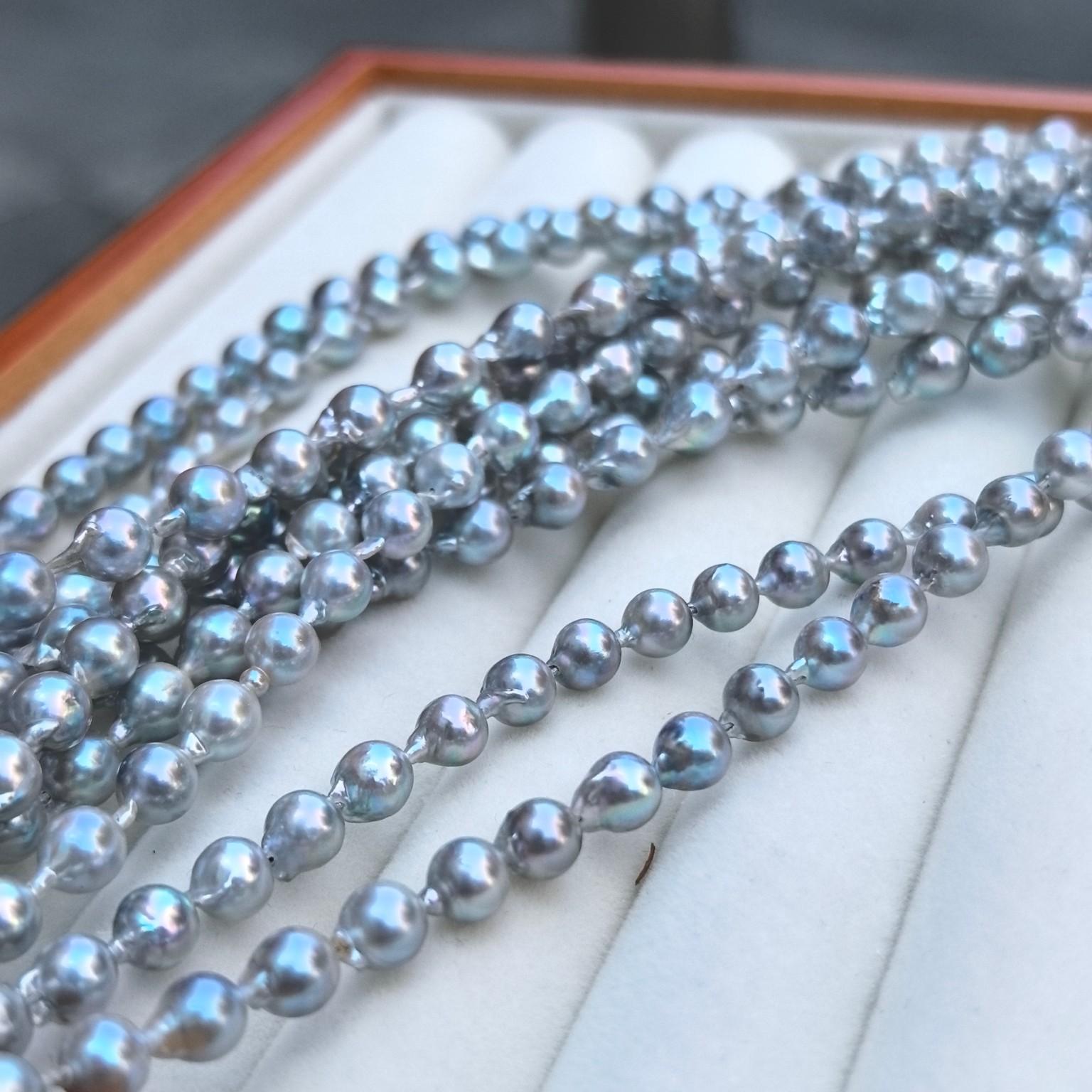 lisa的珠宝世界 的想法: 真多麻色巴洛克海水akoya珍珠项链