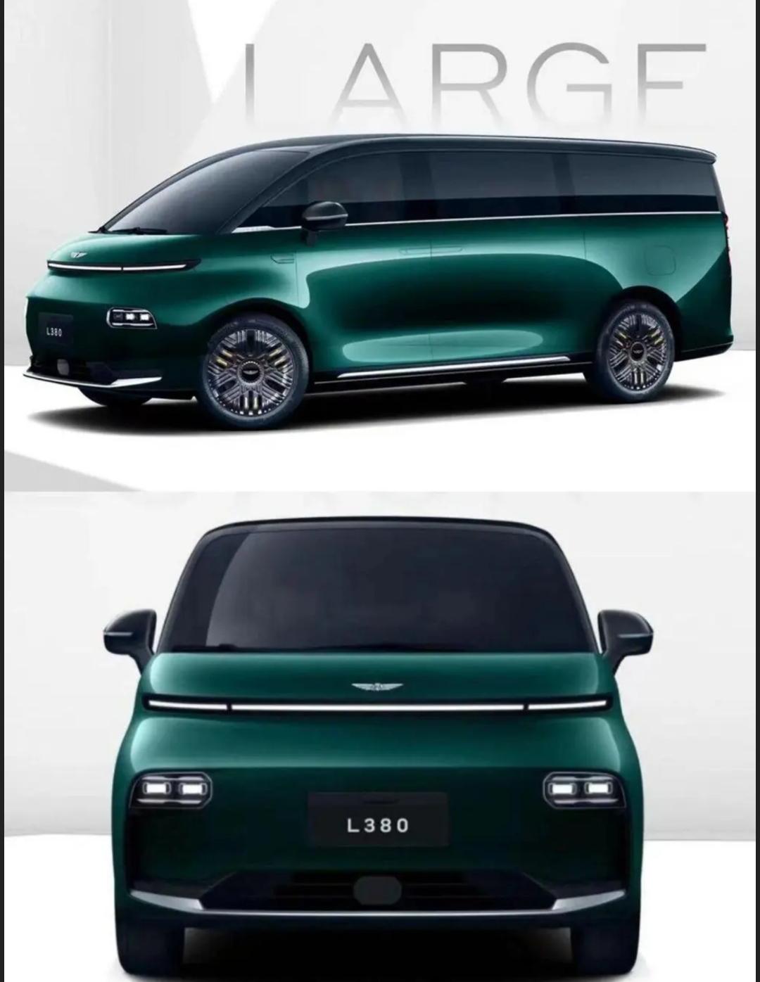 吉利新车发布该车定位一款纯电动mpv名称源于空中客车a380该客机是