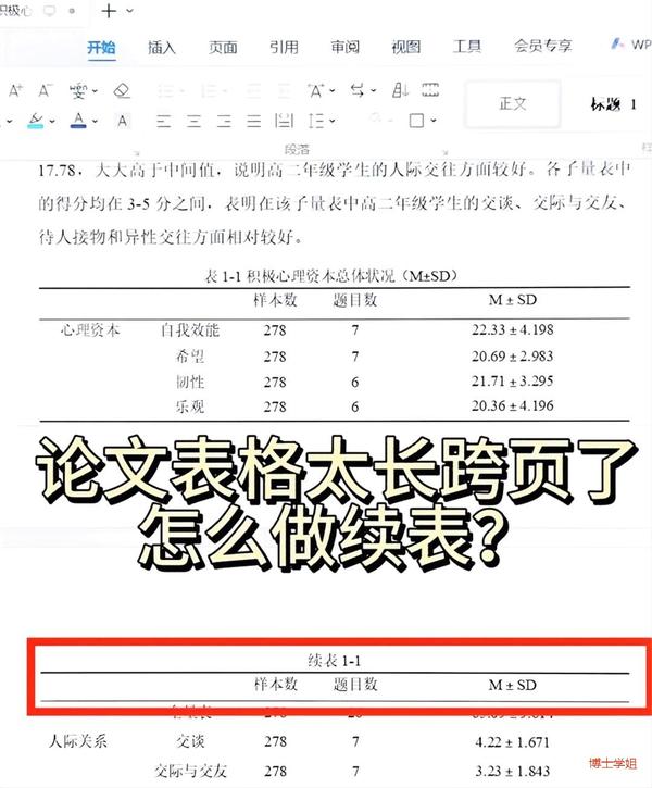 985博士指导论文 的想法: 论文表格跨页了怎么做续表? | 续表操作:1⃣把光标放在跨页表格的第一行,同时按住Shift+Ctrl ...