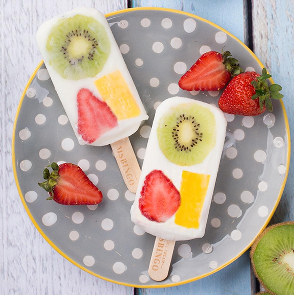 水果酸奶冰淇淋制作简单,口感美味.里面大概