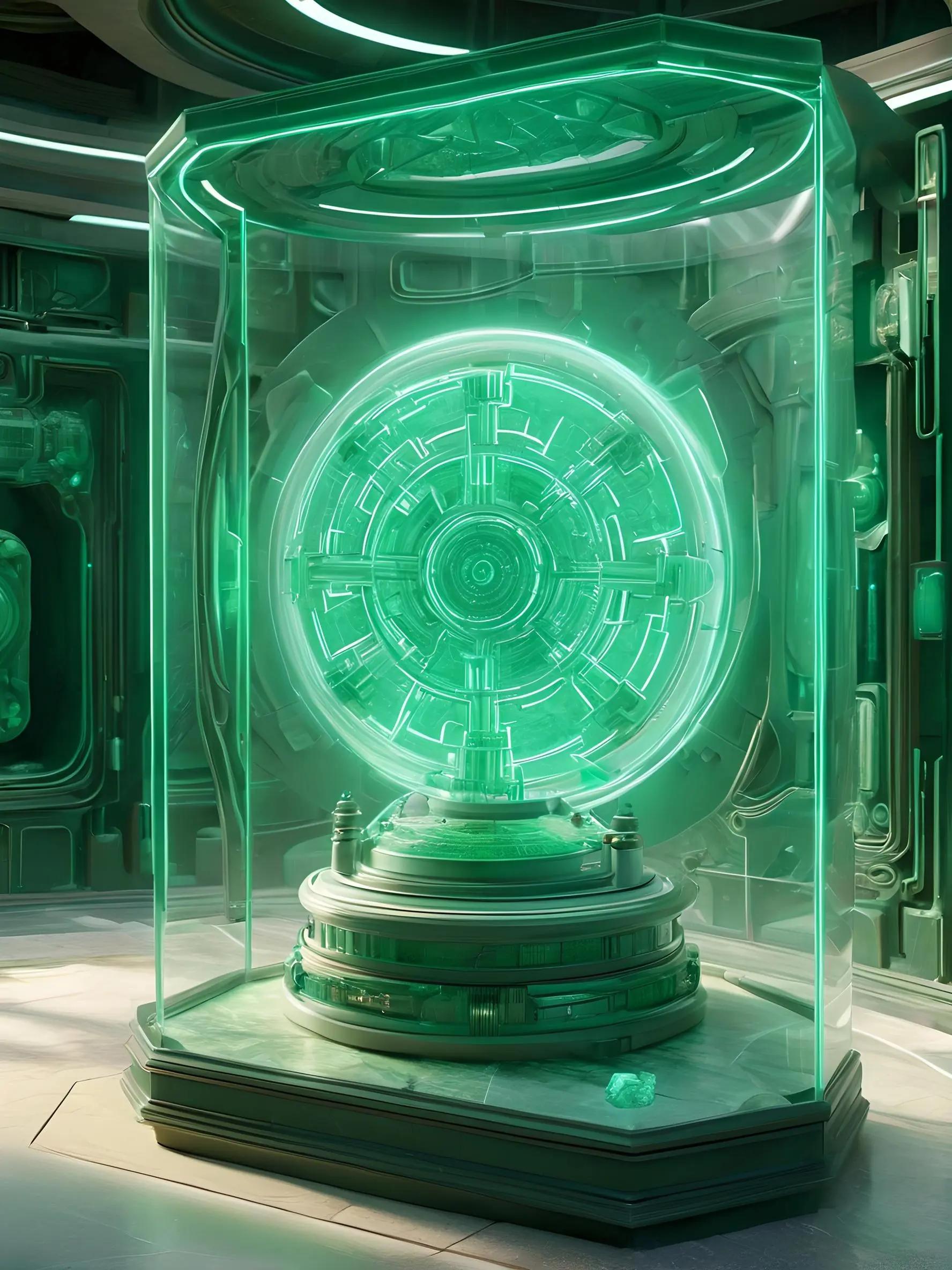 debug砖家 的想法: 翡翠号核聚变装置「ai绘画」 | 全超导托卡马克核