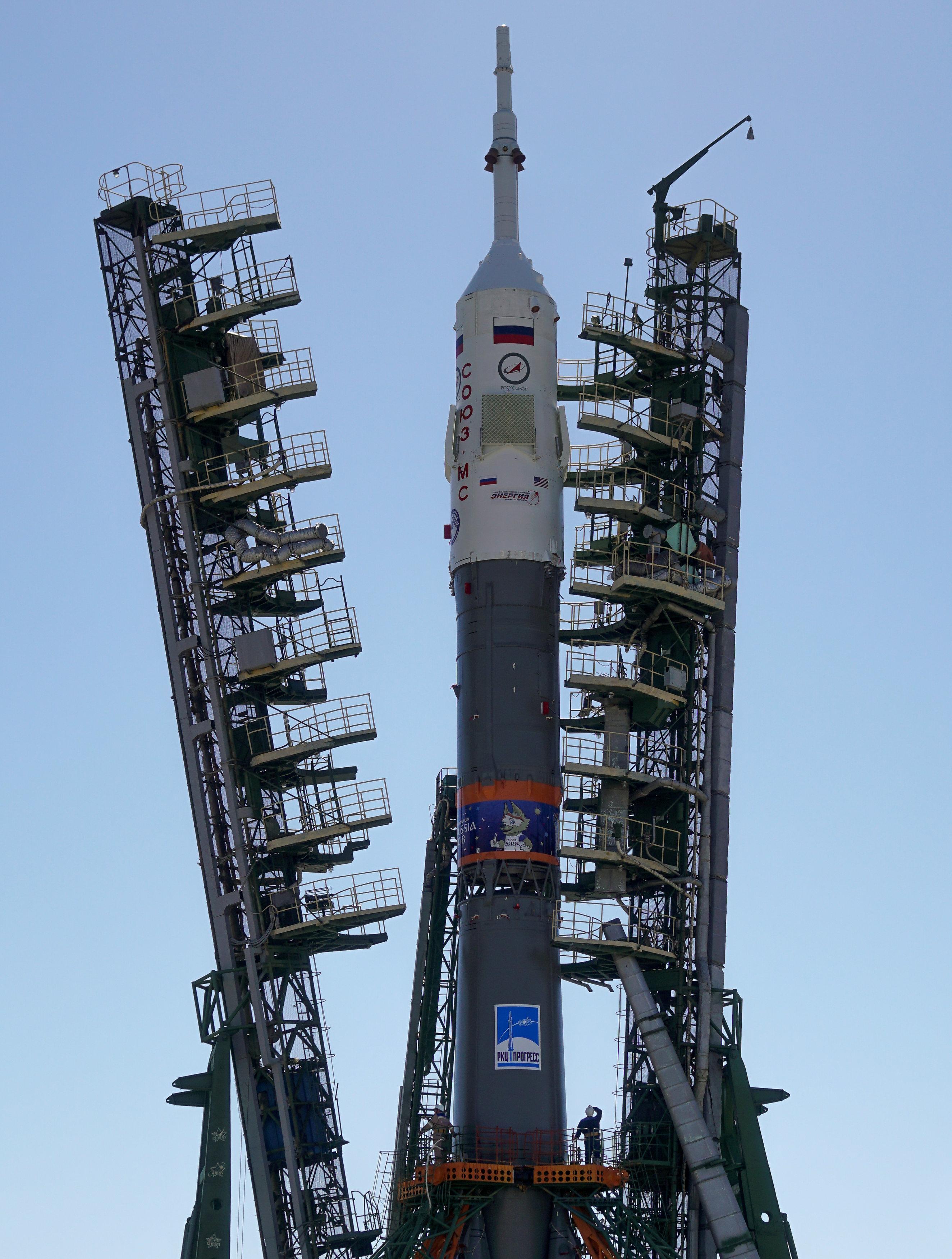 俄罗斯航天局随即发表声明称,因"化学电源电压骤降",取消此次发射行动