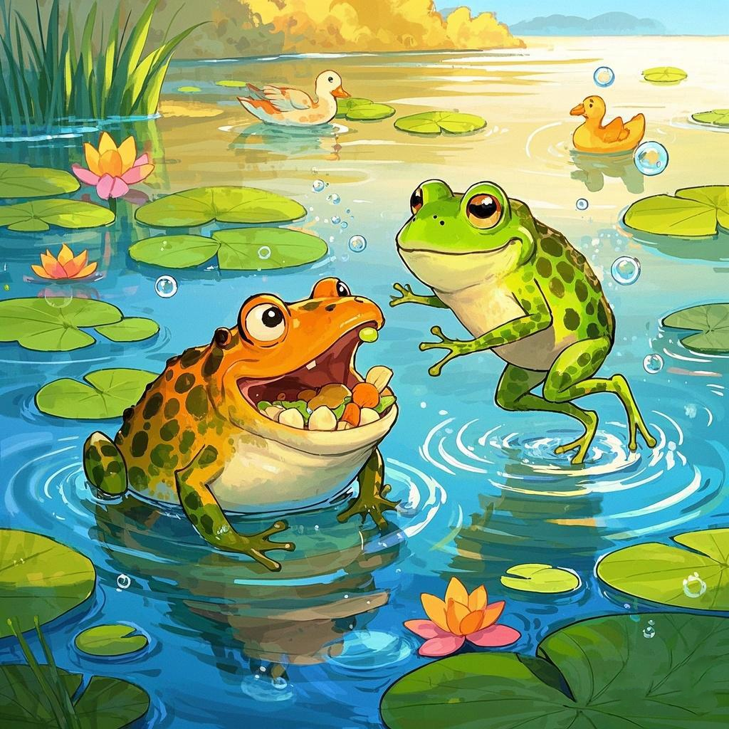 归海逸舟是周成功子阳佳乐 的想法: 青蛙与癞蛤蟆