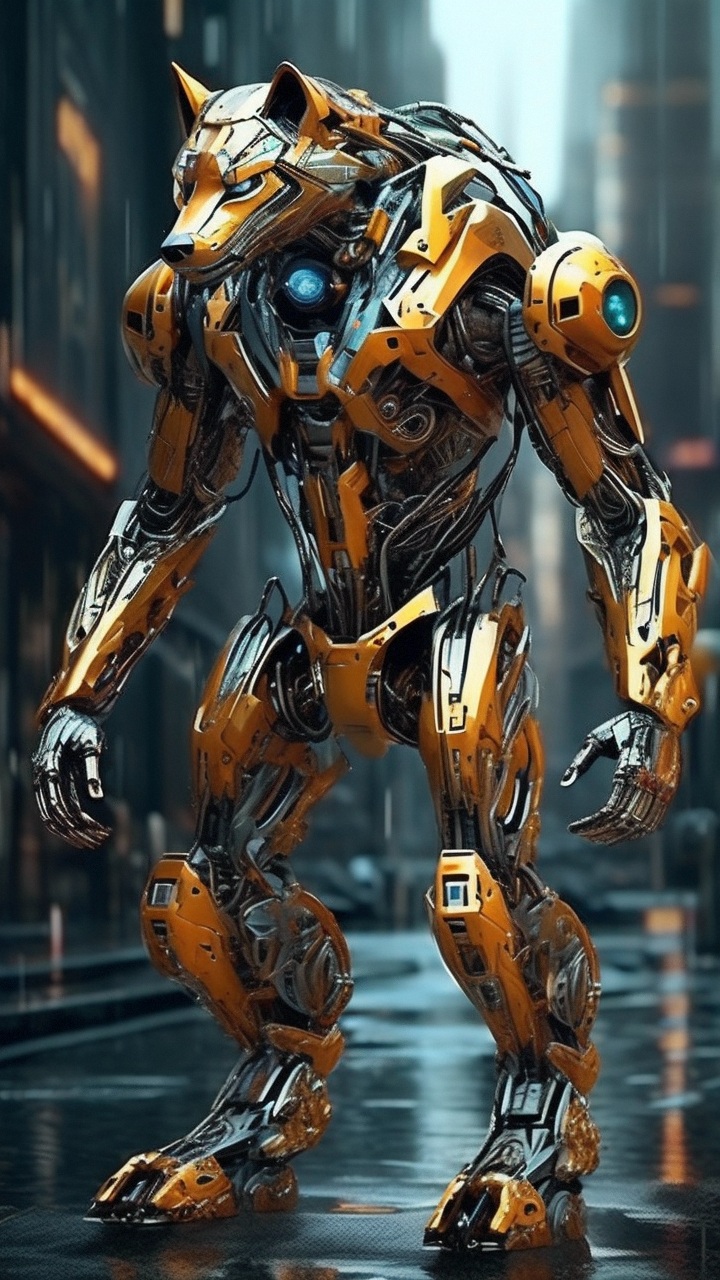 时尚君 的想法: 机械狼人:科幻艺术