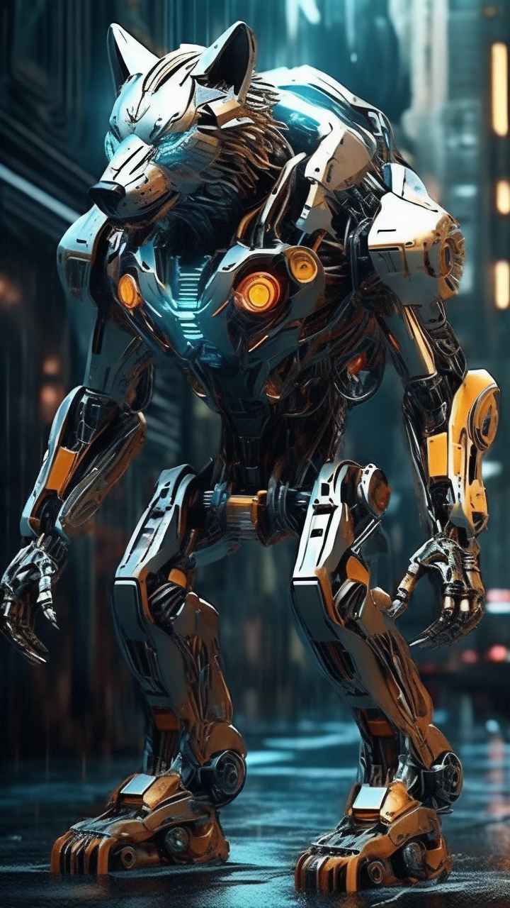 时尚君 的想法: 机械狼人:科幻艺术