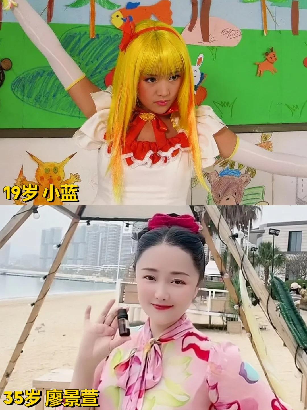 一直都挺漂亮,饰演严莉莉时也16岁了,比其他几位同年龄段的美琪美雪大