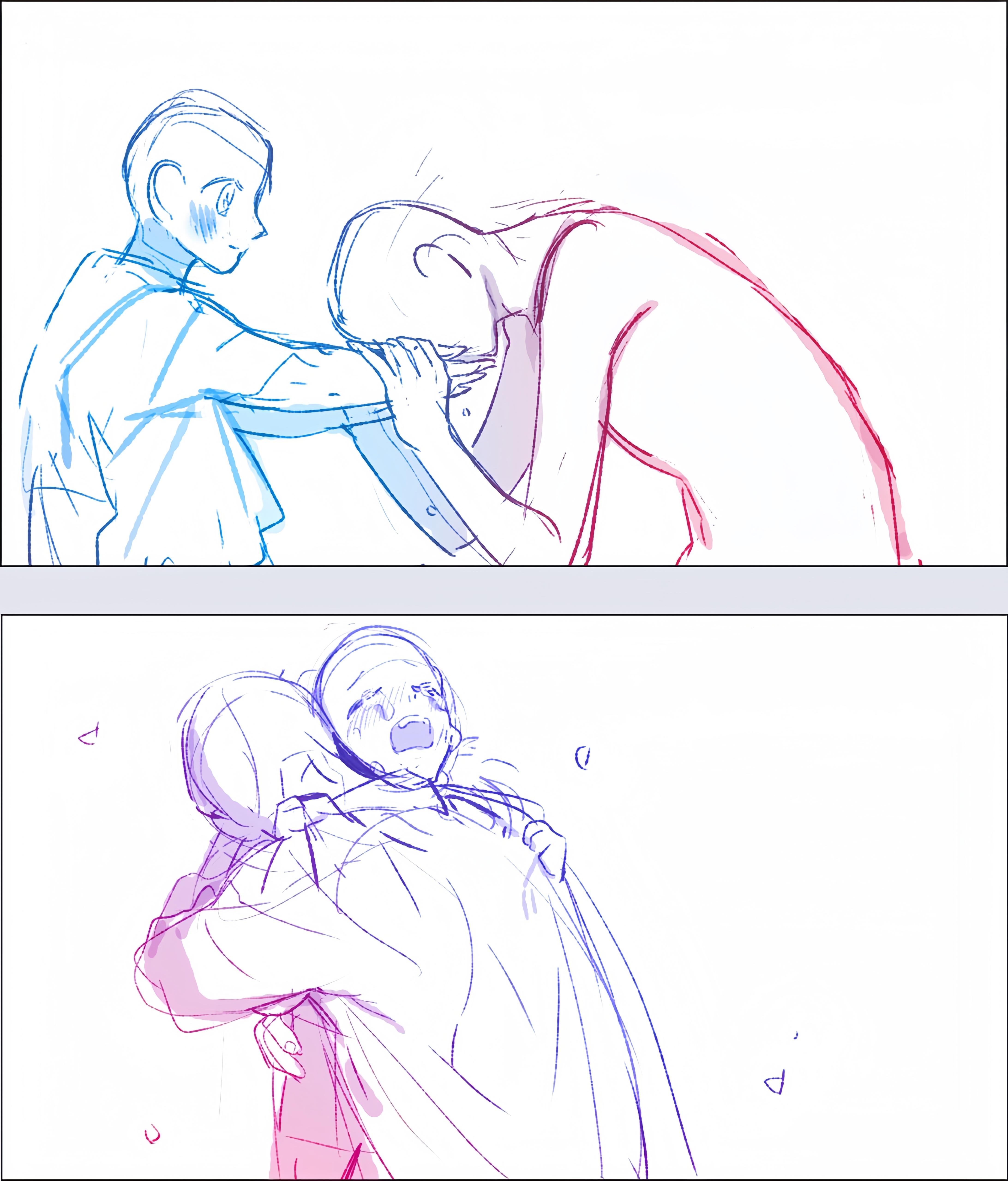 星光闪耀的小画家 的想法: 【素材】双人线稿丨情侣故事感互动素材