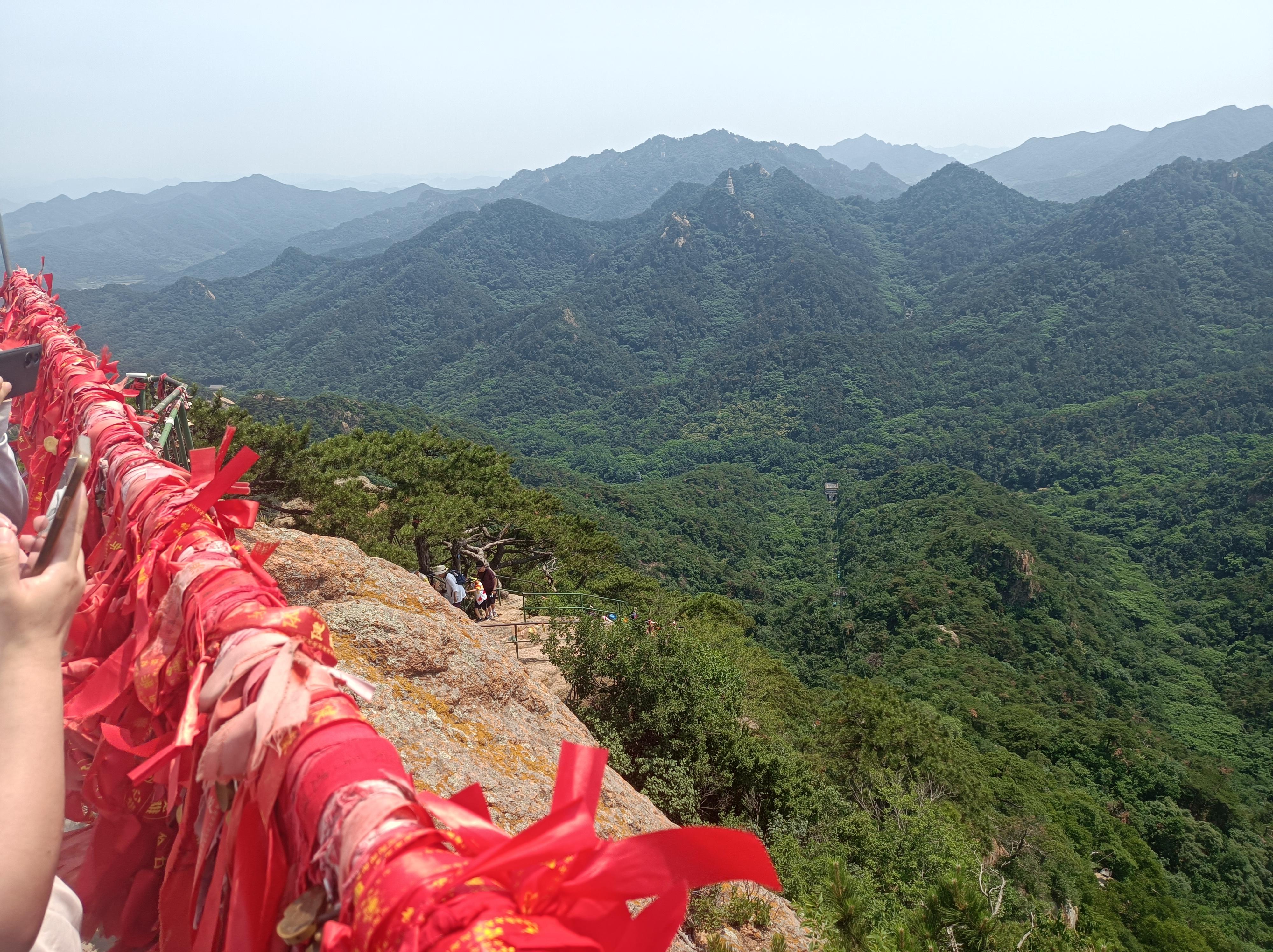 端午节爬爬山,记得以前都是走夹扁石,一线天那条