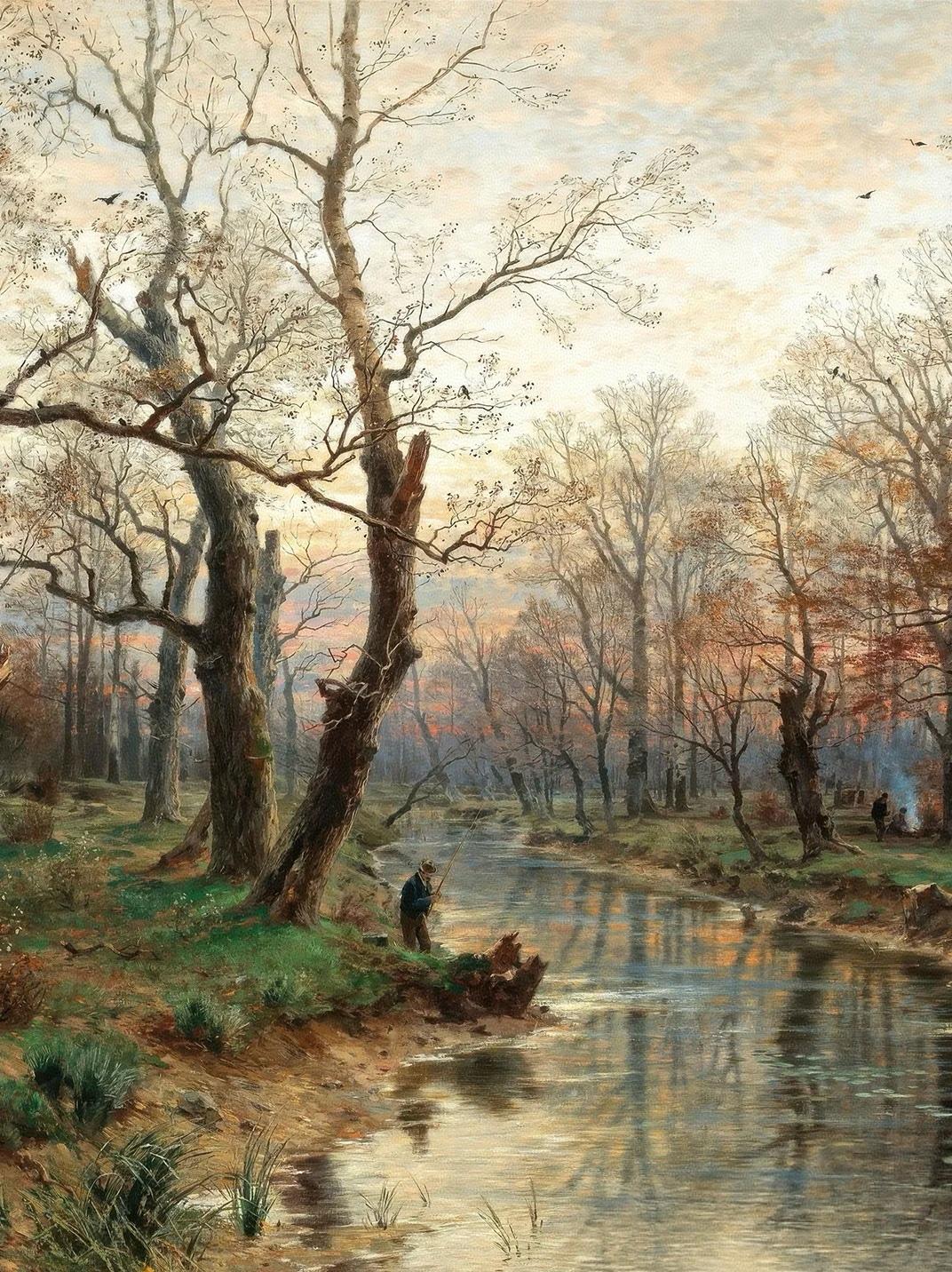 1937)奥地利印象派风景画家,他擅长风景油画