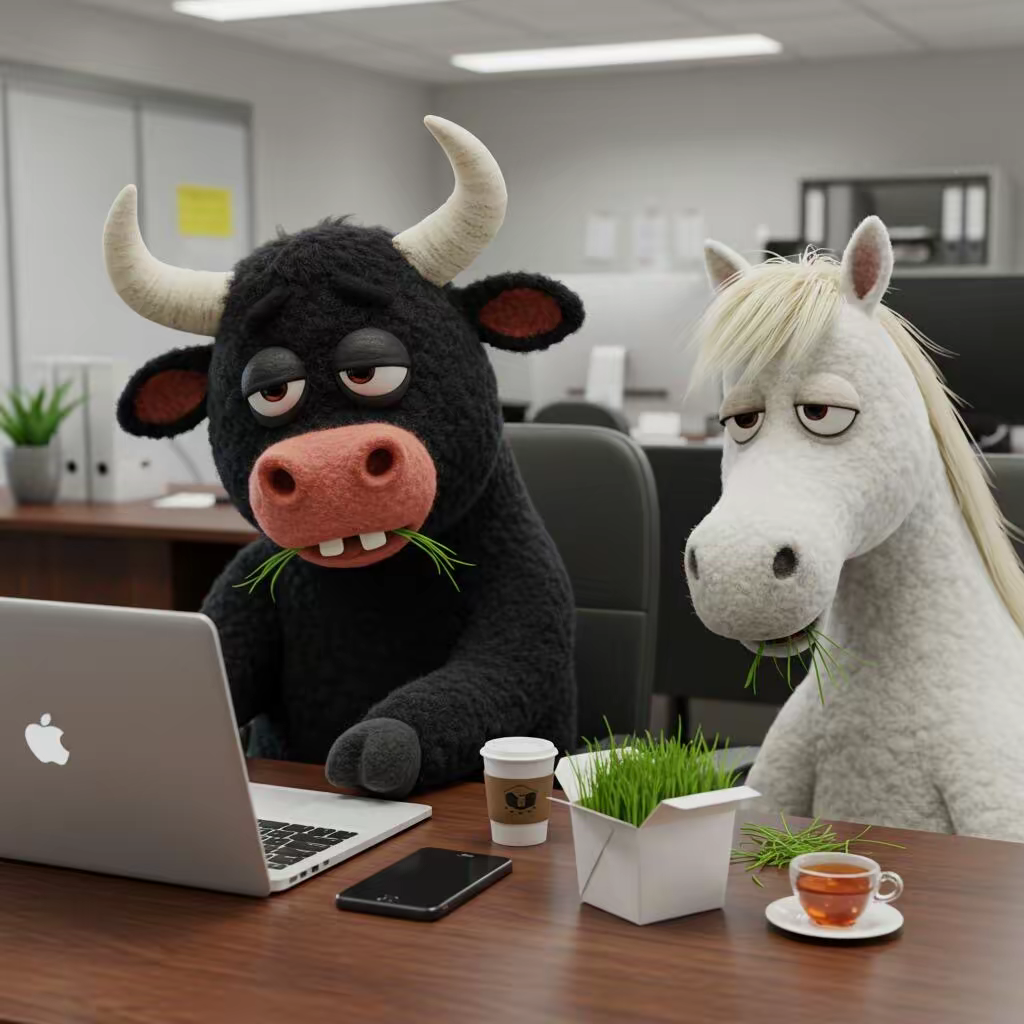 flag驯兽师 的想法: 牛马头像