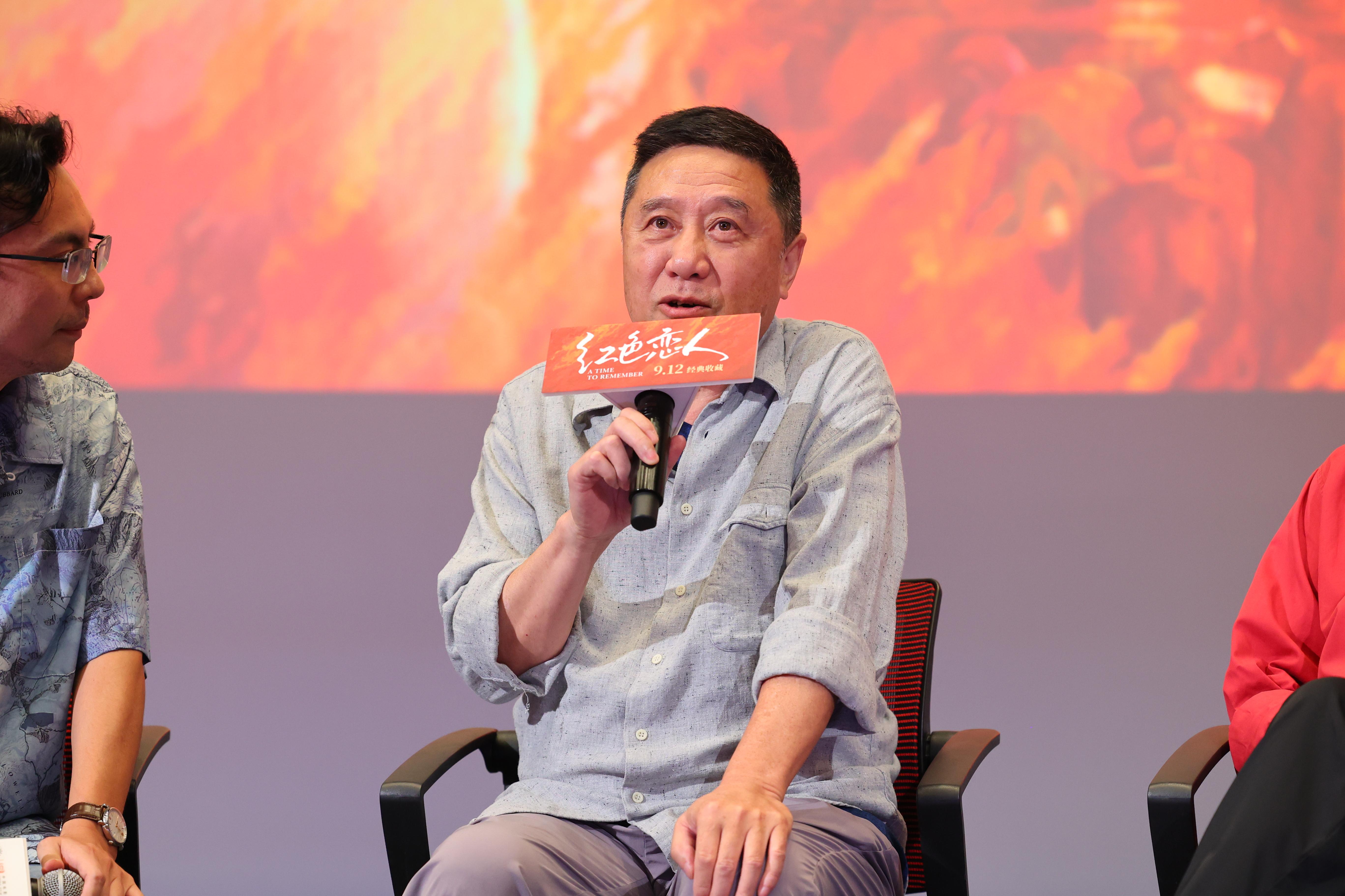 电影红色恋人 的想法: "张国荣表示可以试,并且一次就做到了