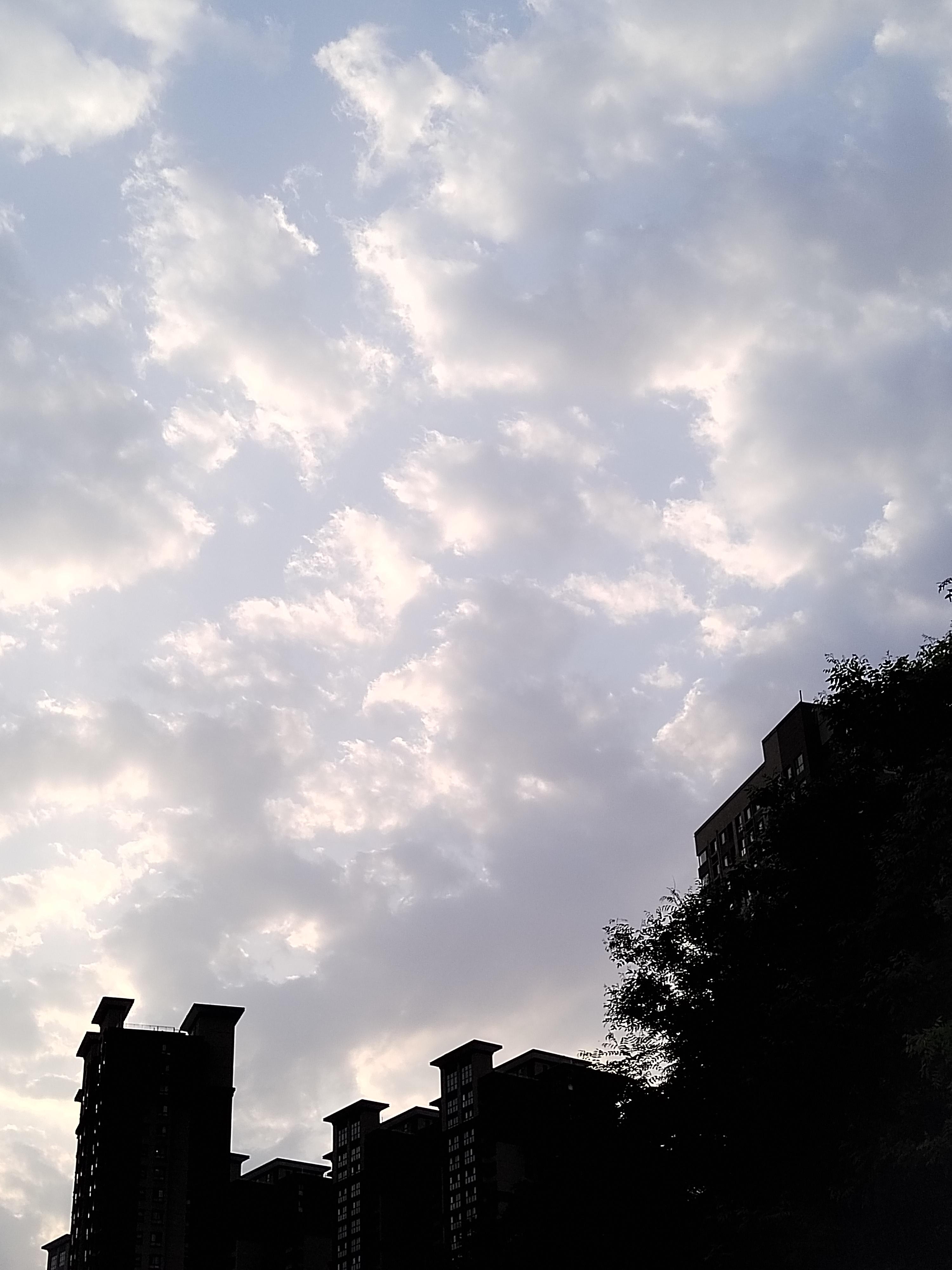 曲江守望者 的想法: 黄昏时分随性的云朵 |  a class="hash_tag" href