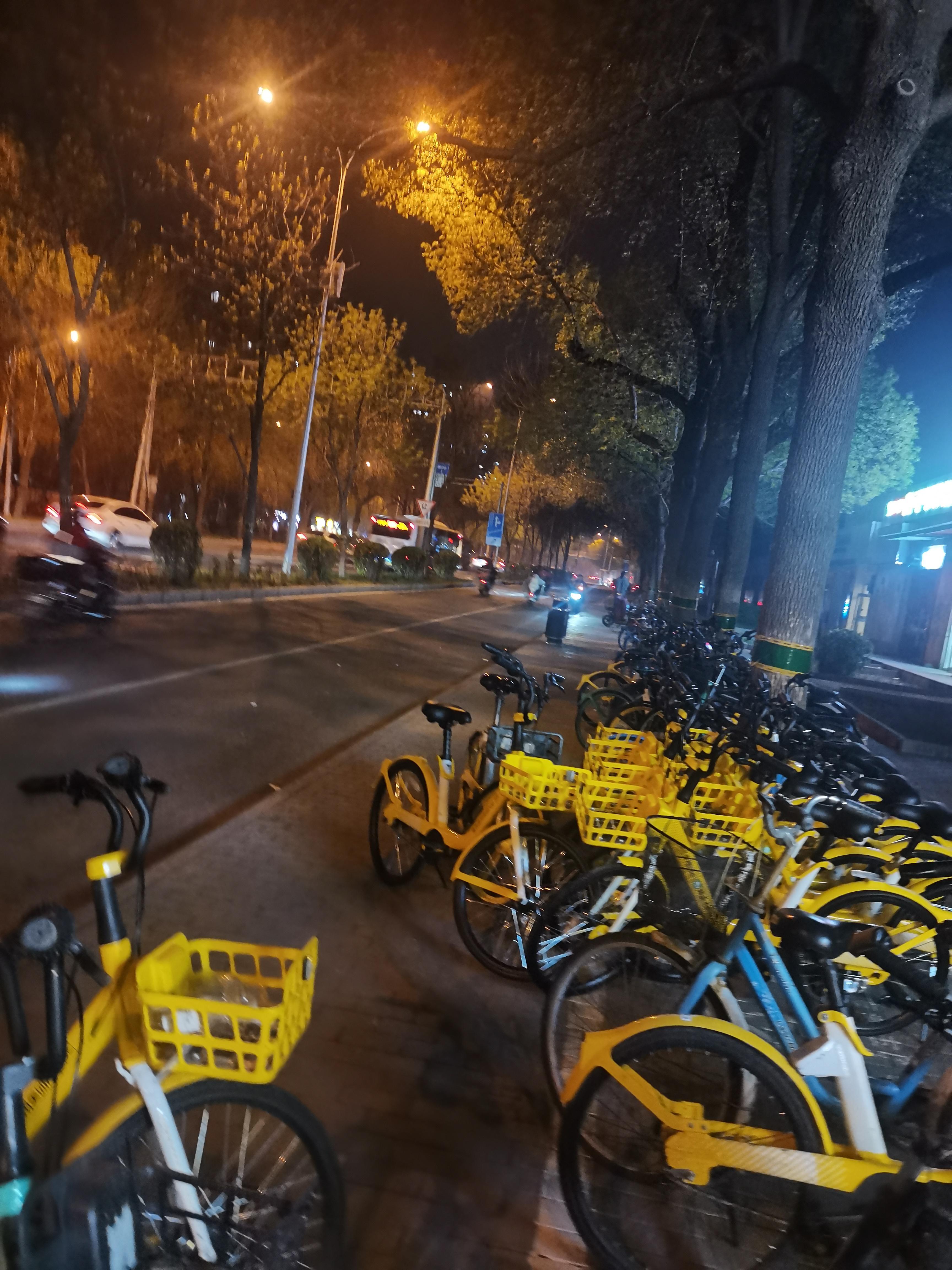 天蝎座 的想法: 北京夜晚的学院路.