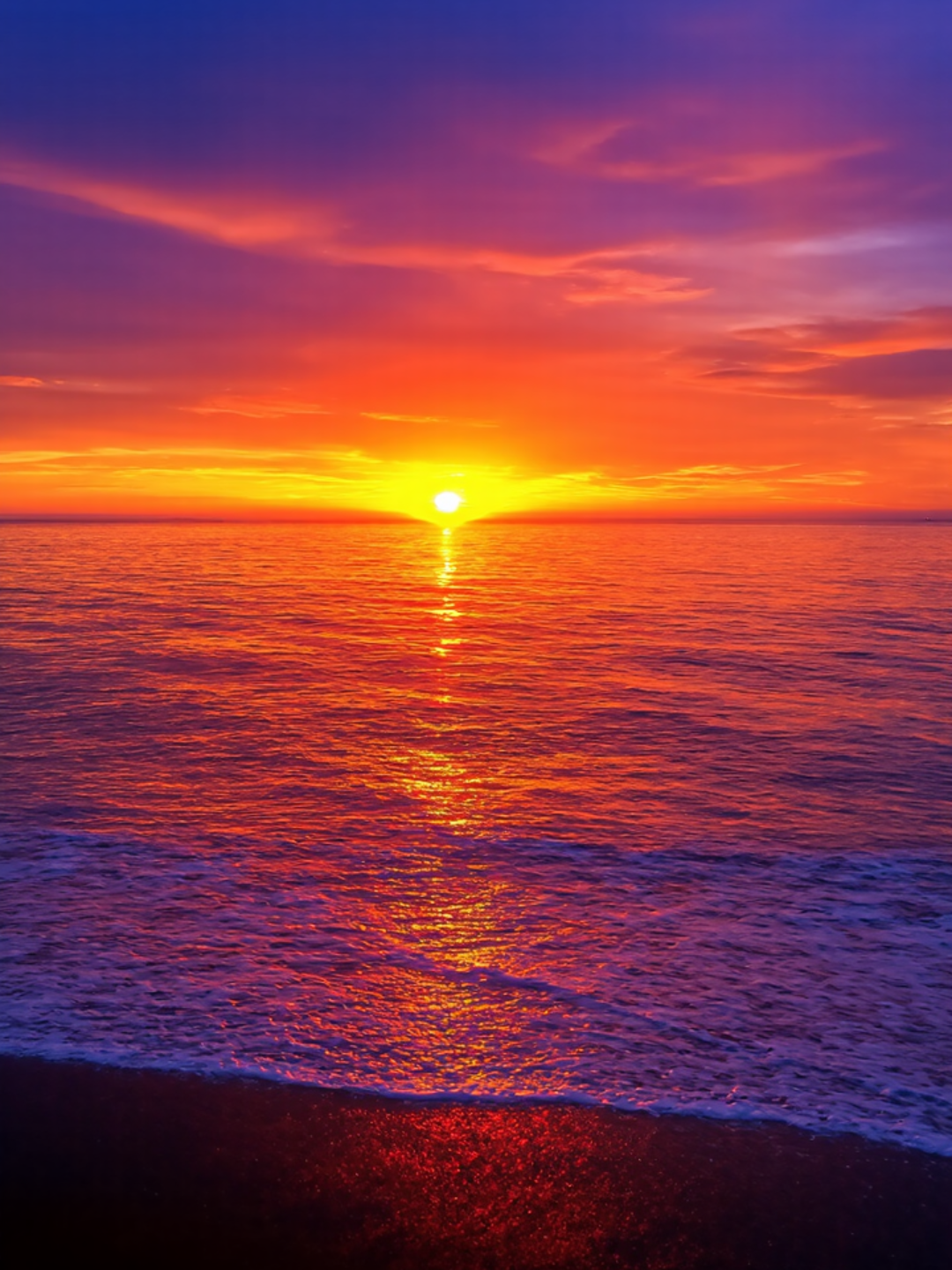 落雪飞花 的想法: 海平面的落日余晖