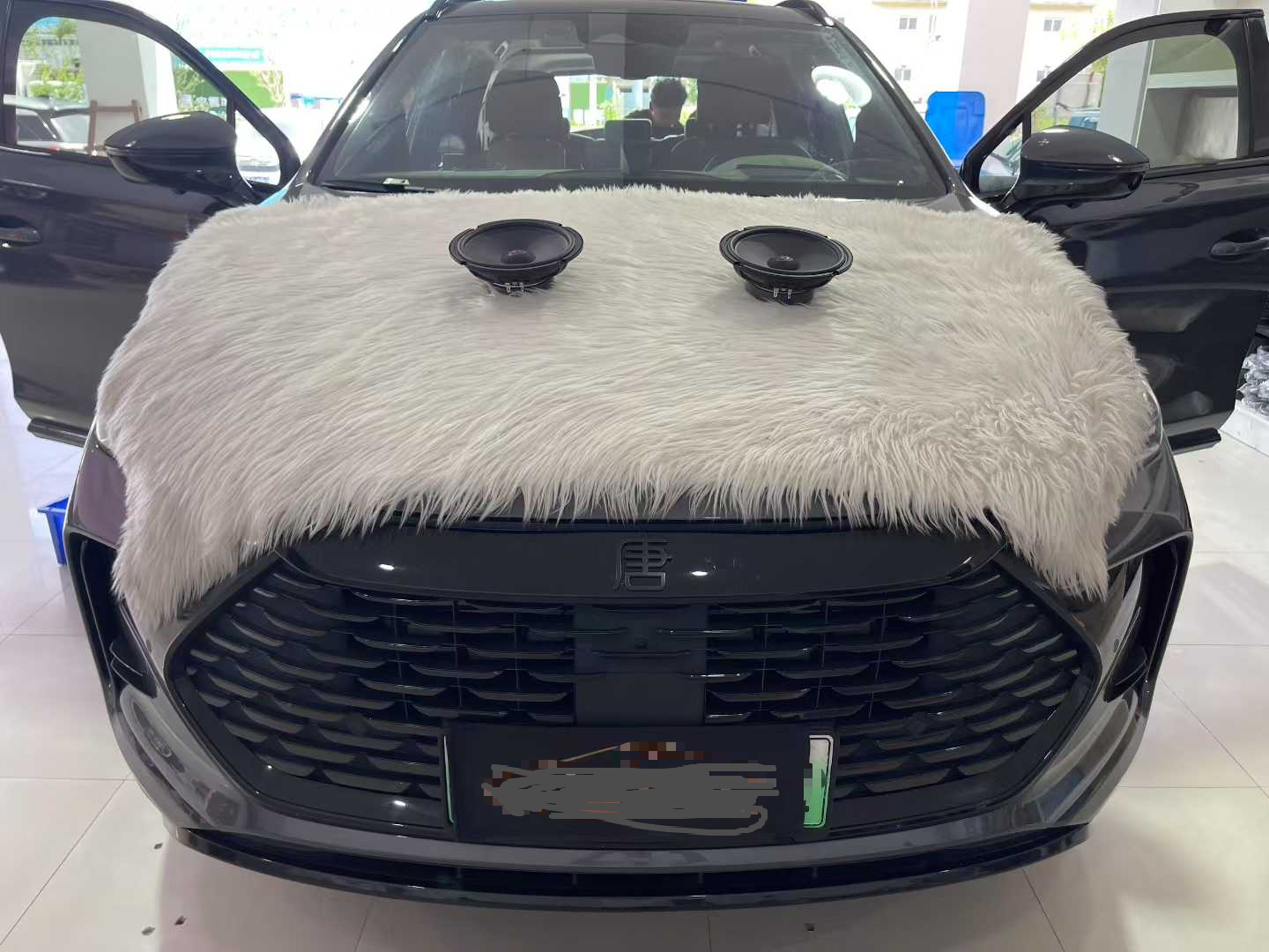 埃曼德高汽车音响 的想法: 比亚迪唐汽车音响升级方案选用德国原装