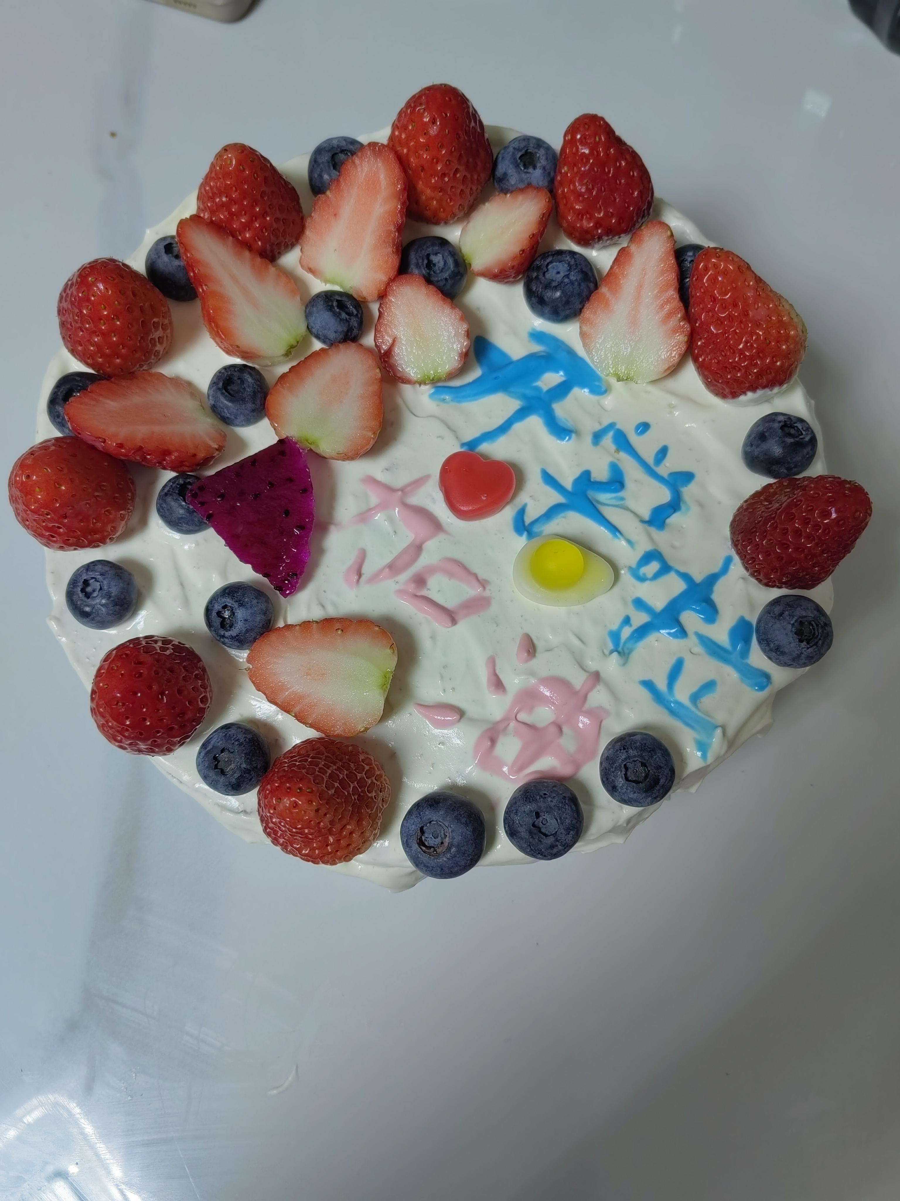 每天进步的小猪 的想法: 开学季,自制开学蛋糕🍰