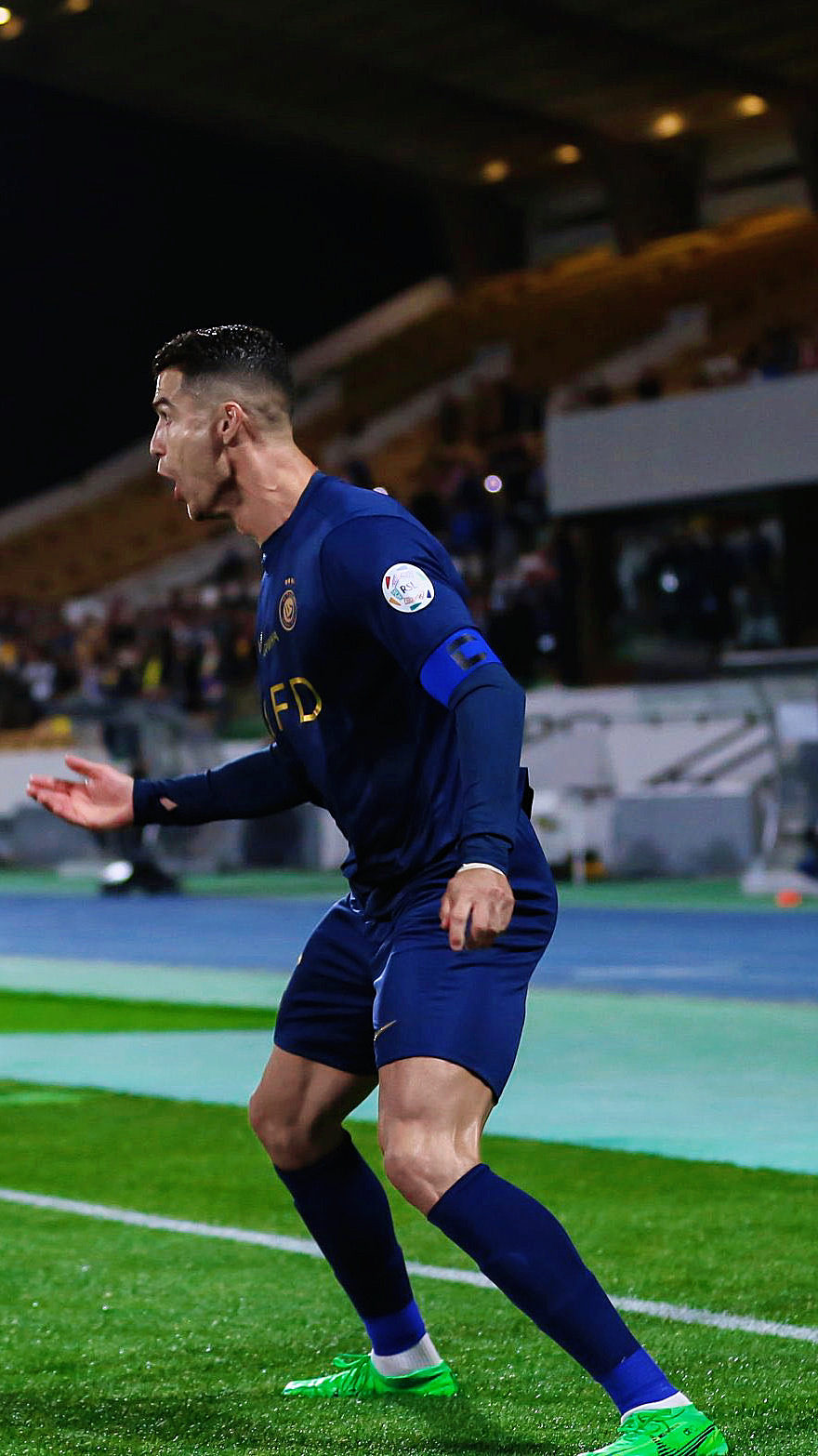 c罗连场帽子戏法沙特联第26轮比赛利雅得胜利8比0大胜艾卜哈本场比赛