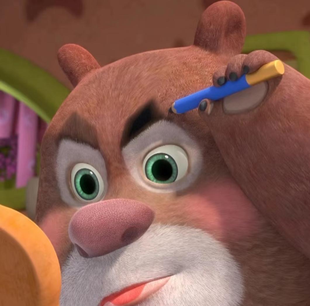 诗一橘 的想法: 熊大熊二头像