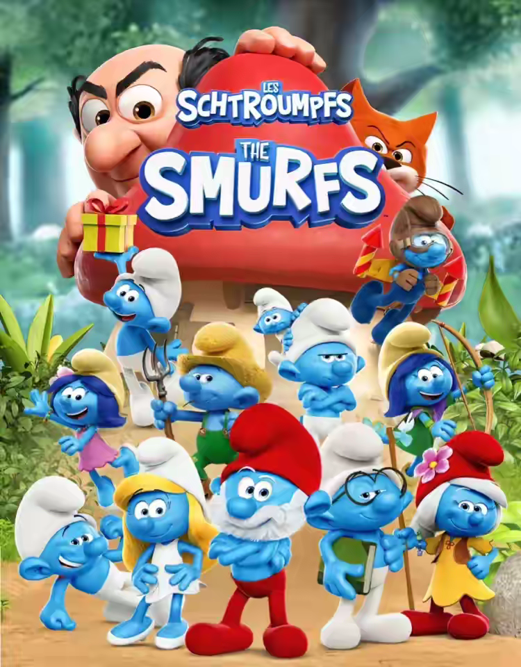 执着的饭团 的想法: 小时候的动画片-蓝精灵