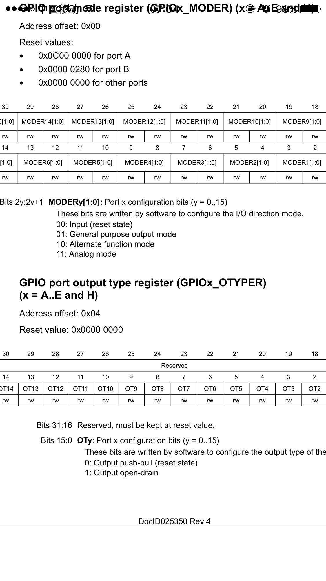 请问stm32的datasheet上的port是什么意思