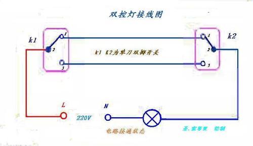 老家平房里有一对很奇怪的控制电灯的开关,一直没想清楚是怎样的电路