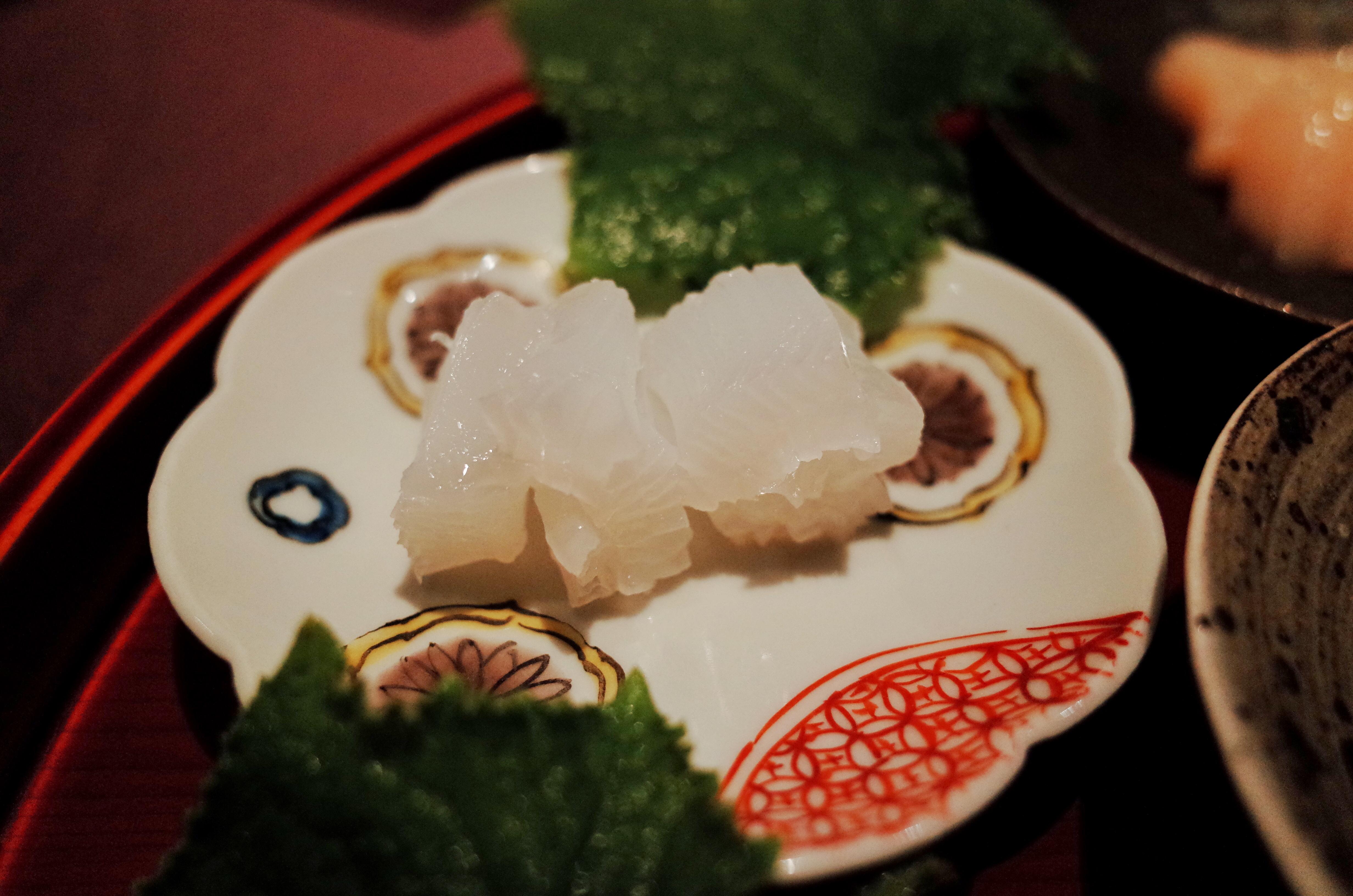 汤之后,是精选刺身.