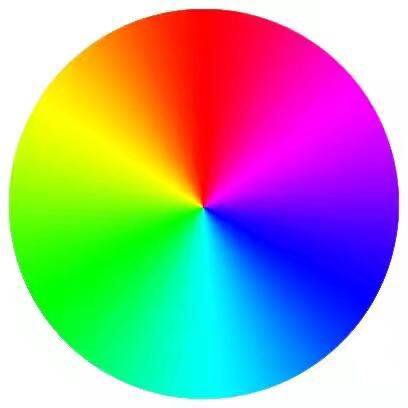 彩虹七种颜色标准图图片