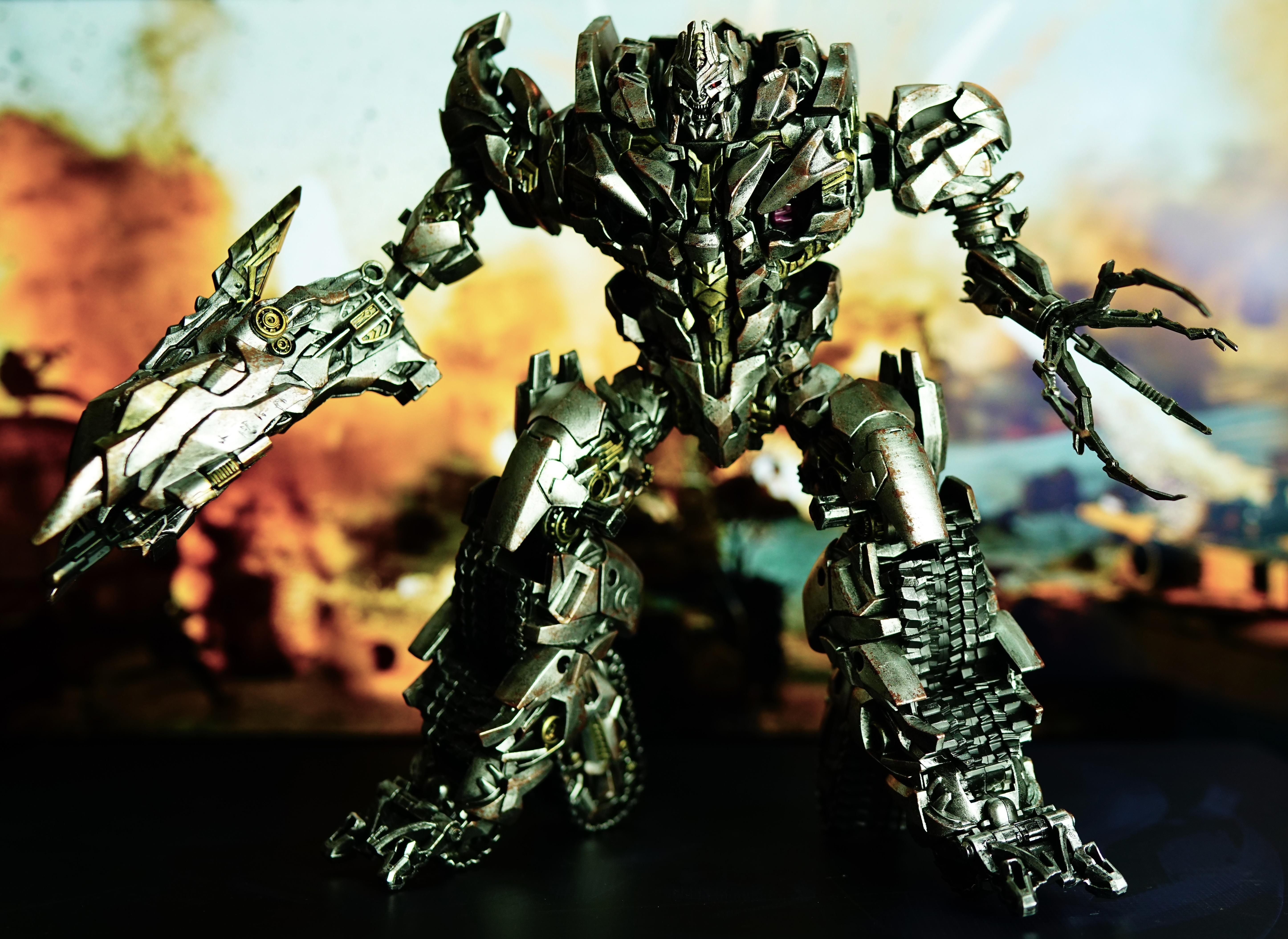 玩物丧志#威震天全金属重涂战损改造