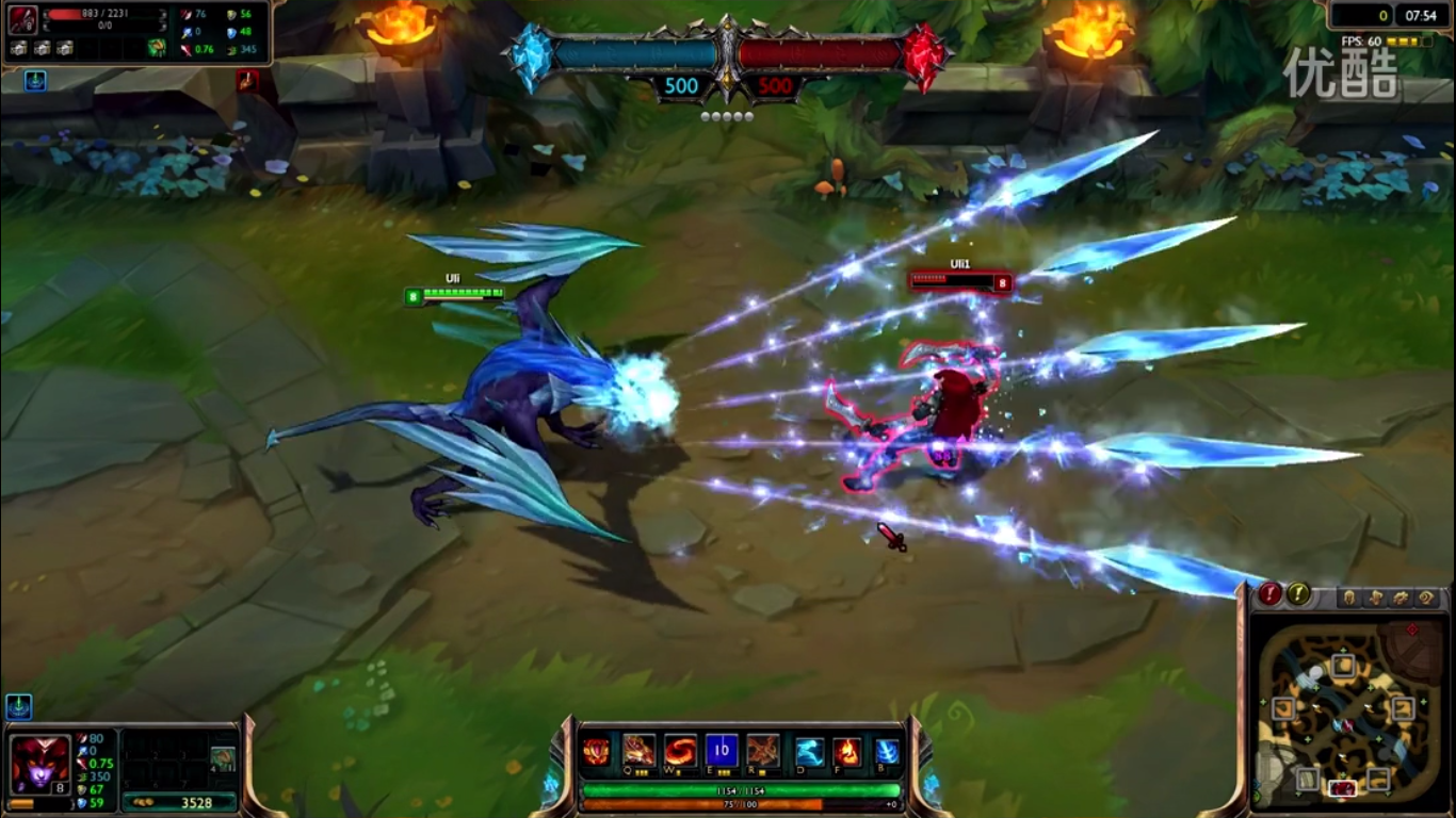 视频演示地址:龙血武姬 希瓦娜 冰霜亚龙 --- 2015改版皮肤"冠军之血