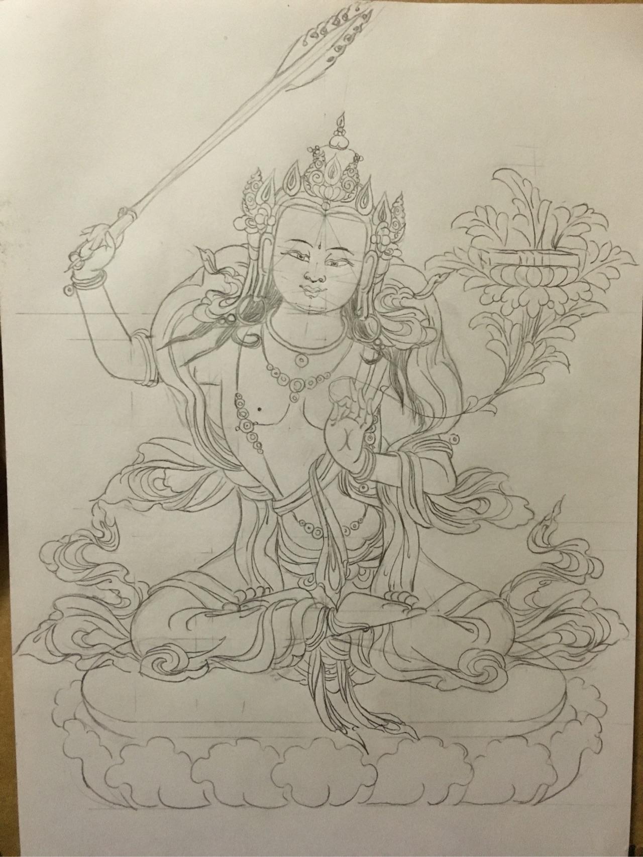 如何从头学习画唐卡?