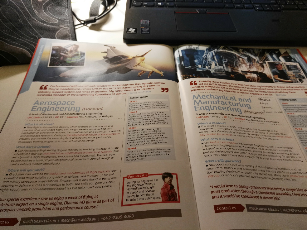 在澳洲读航空航天工程(Aerospace engineering
