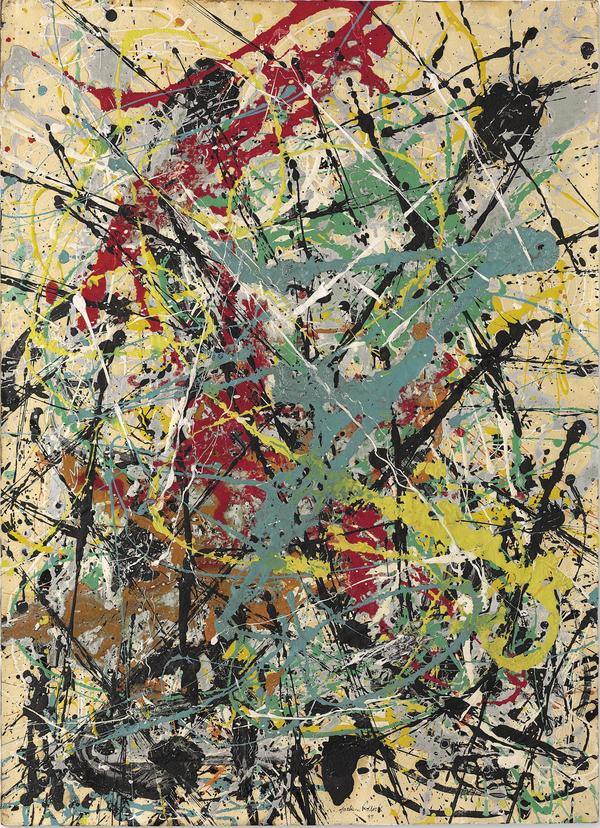 抽象表现主义之狂躁的波洛克jacksonpollock