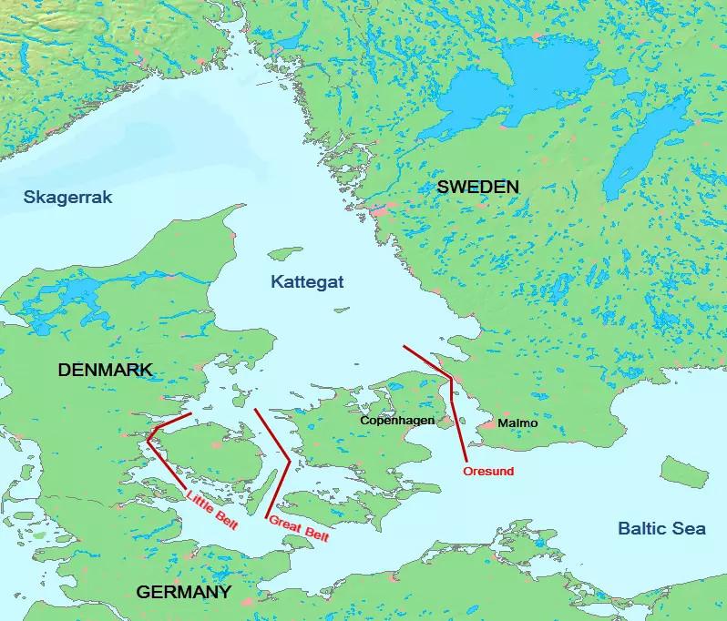 Где на карте датский пролив. Большой Бельт проливы Дании. Малый Бельт пролив. Балтийское море и датский пролив на карте. Пролив Каттегат и Скагеррак.