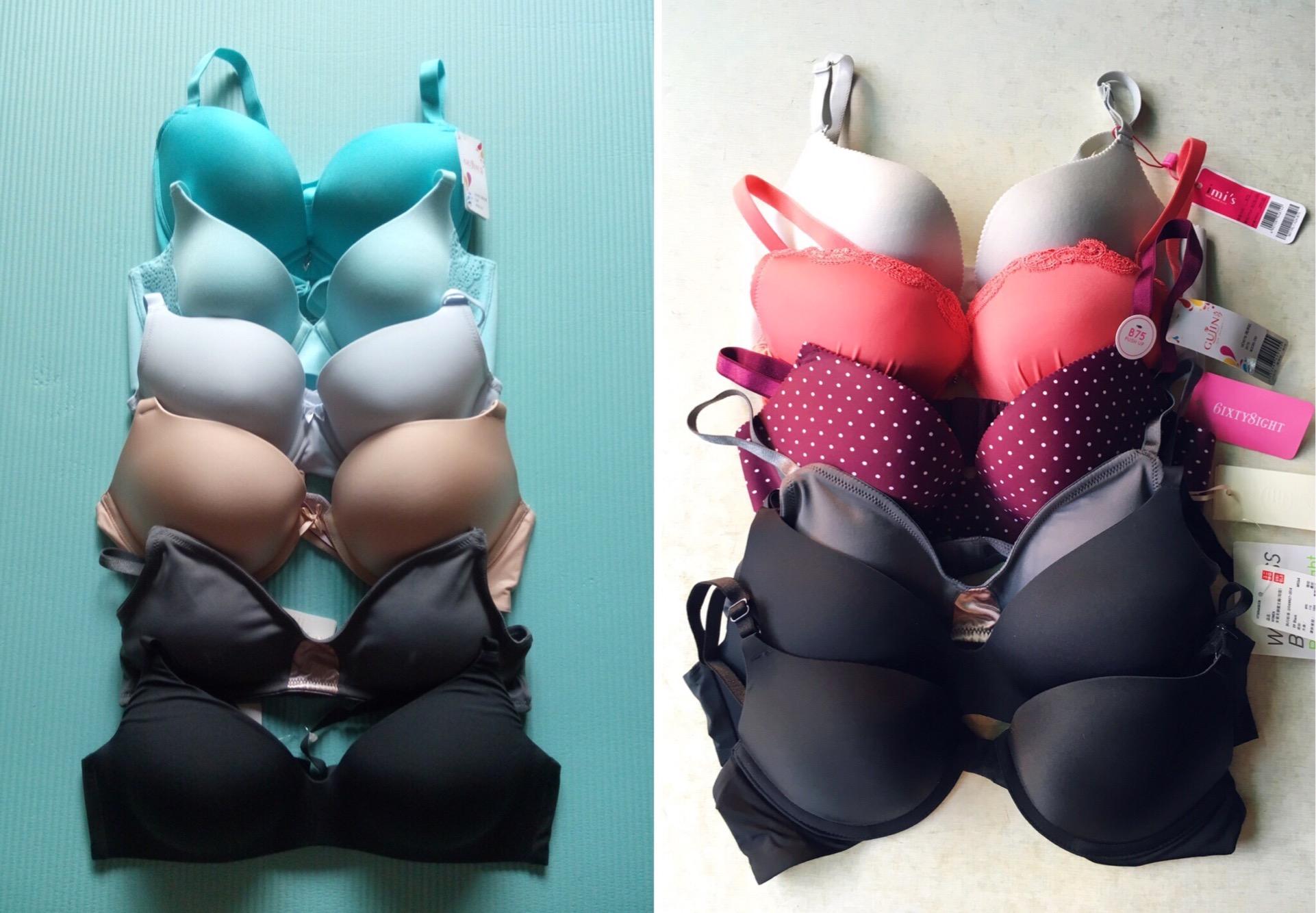 注:我们认为:a,b罩杯属小胸,c,d罩杯属大胸;以上内衣价格均为调调购买