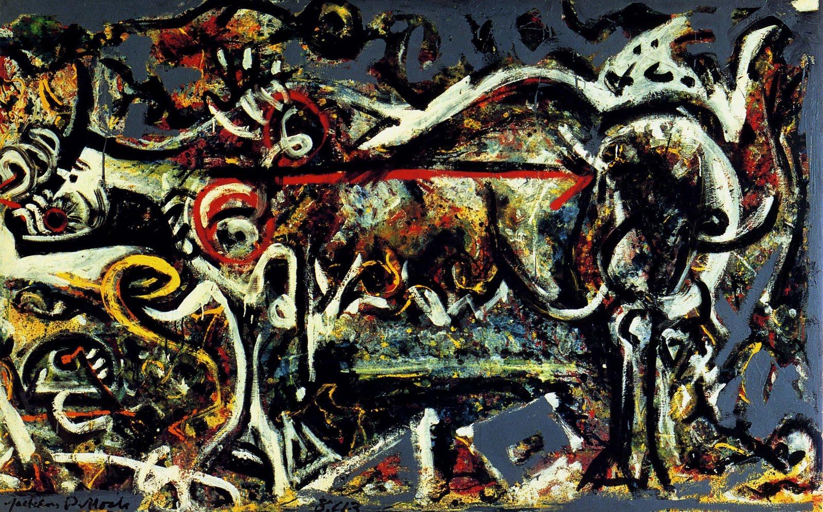 抽象表现主义之狂躁的波洛克jacksonpollock