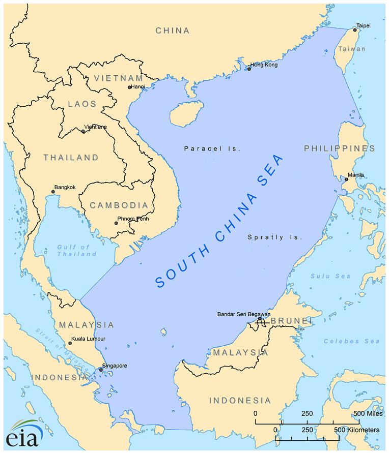 【美国能源情报署E.I.A地区报告】南中国海的航路、资源与争端 - 知乎
