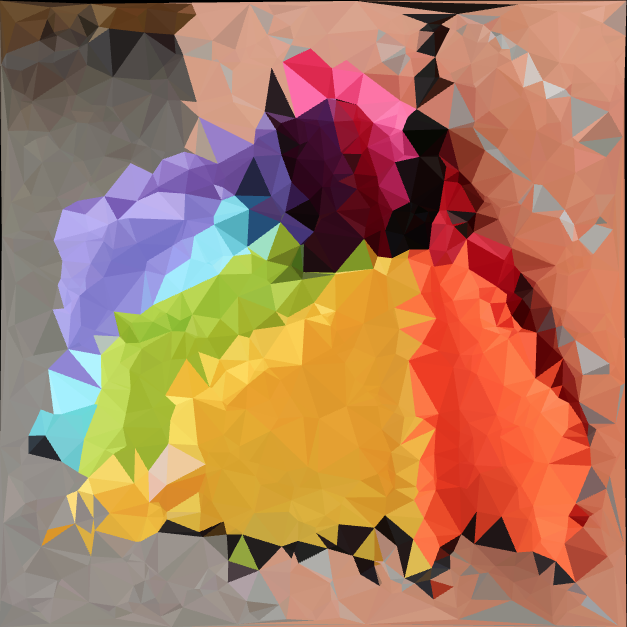 如何使用JavaScript生成lowpoly风格图像? 如何使用JavaScript生成lowpoly风格图像?