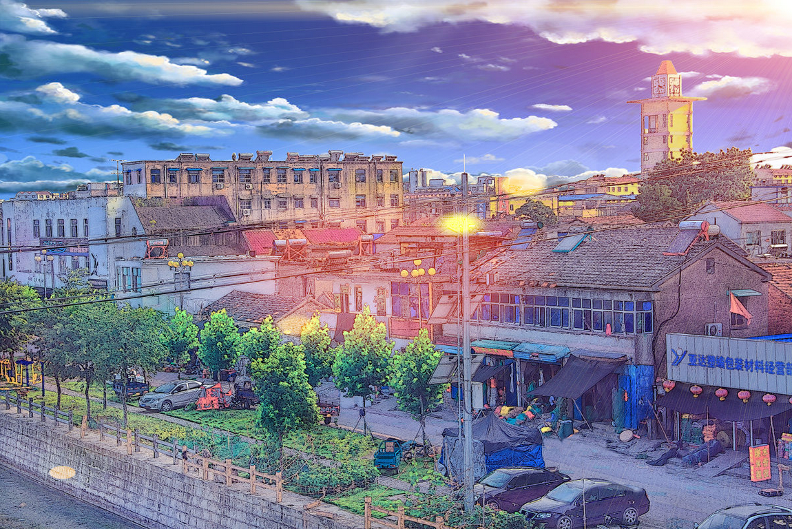 『干货教程』三分钟将照片变成宫崎骏动漫场景