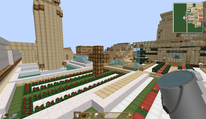 Minecraft 中有哪些像还原城市或国家的超大型建筑 龙宇的回答 知乎
