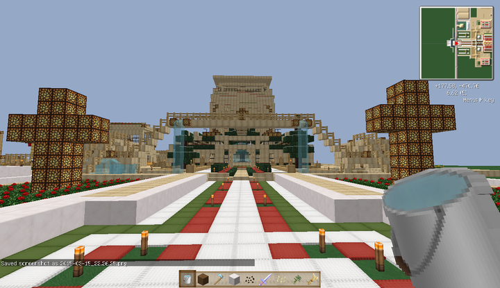 Minecraft 中有哪些像还原城市或国家的超大型建筑 龙宇的回答 知乎