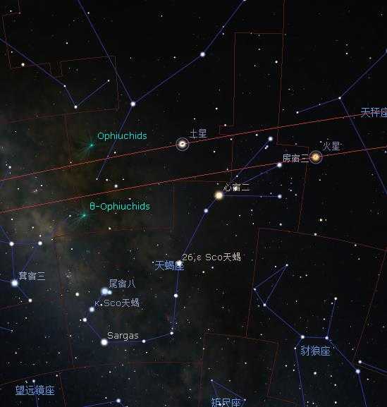 构成天蝎座形状的星一共有几个 具体排布 知乎