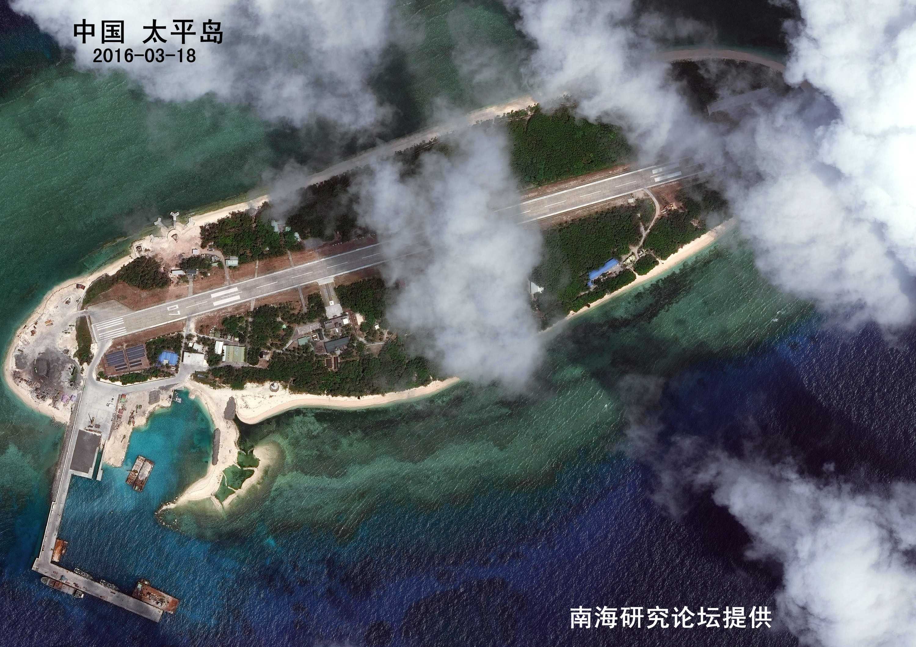 仁爱礁的占领状态),且国力不逮,没有填海能力;文莱声索了南通礁(实为2