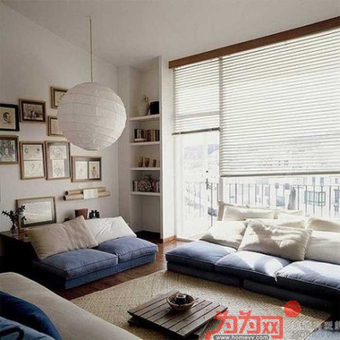 像这个客厅,沙发用榻榻米代替  显示全部