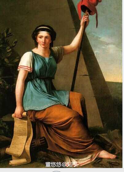 先来看看法国大革命(1789)以后的各种,自由女神.