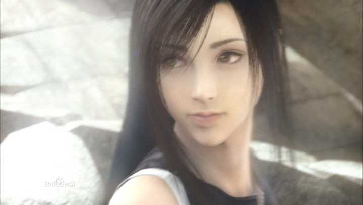 最终幻想Ⅶ:圣子降临里的蒂法!女神啊!